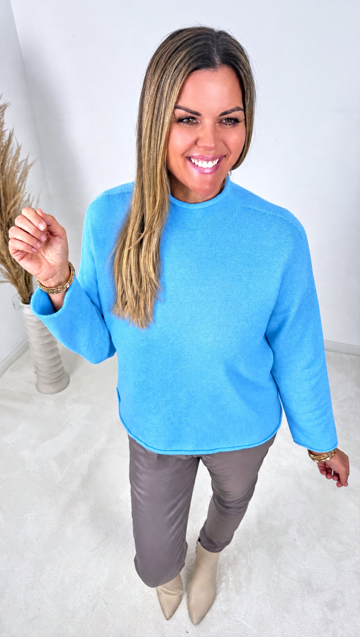 Strickpullover Wisteria *Blau*
