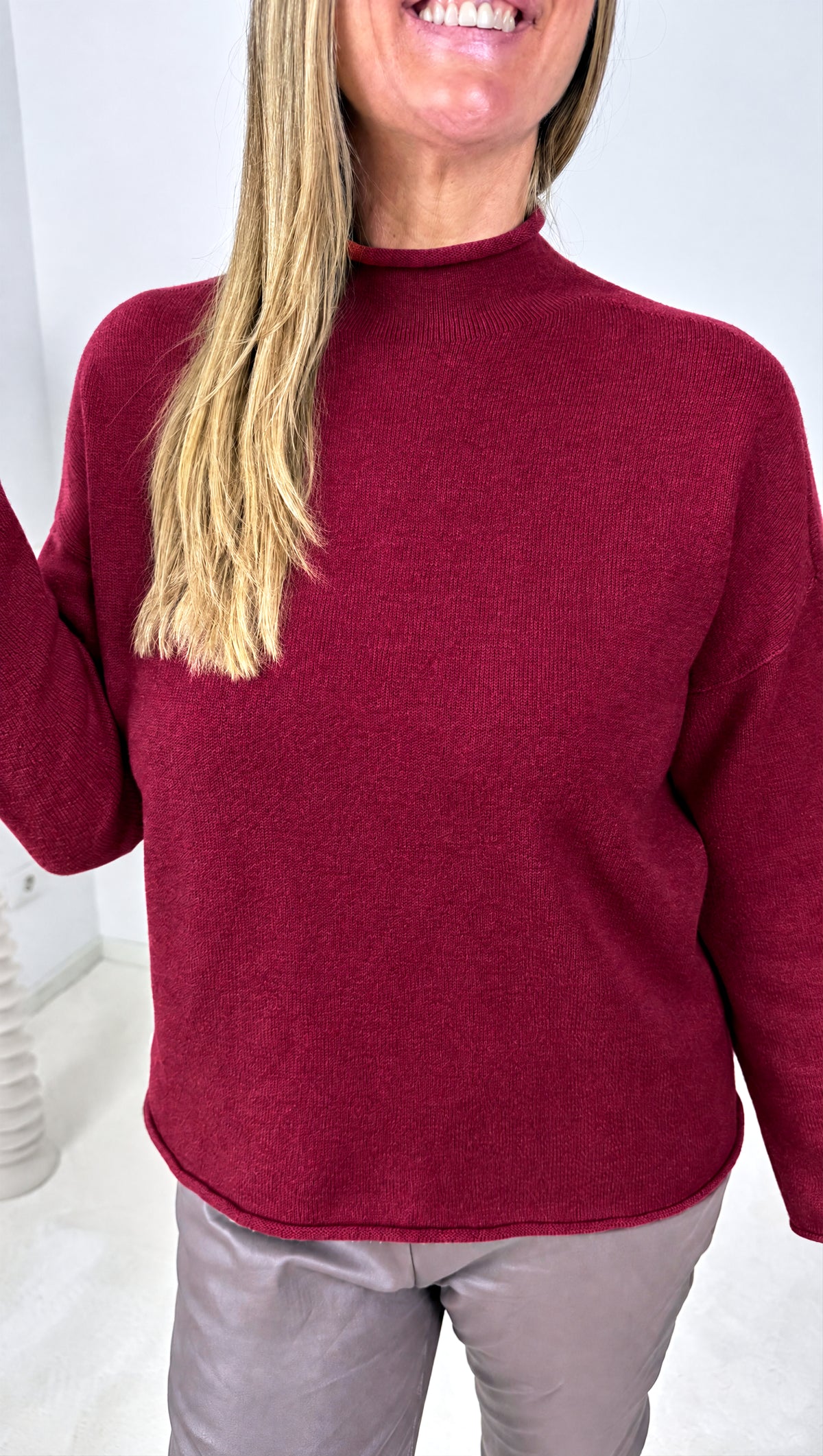 Strickpullover Wisteria *Bordeaux*