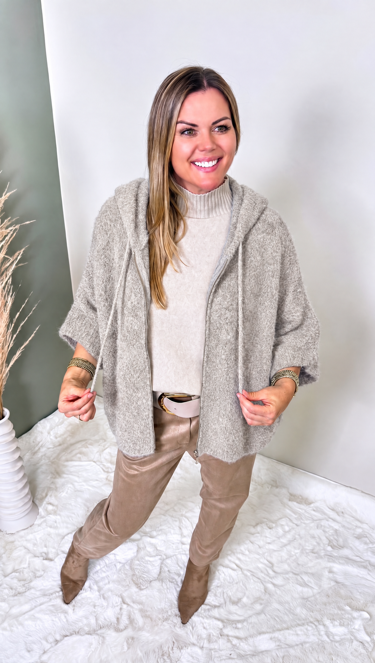 Strickjacke Foresta *Taupe*