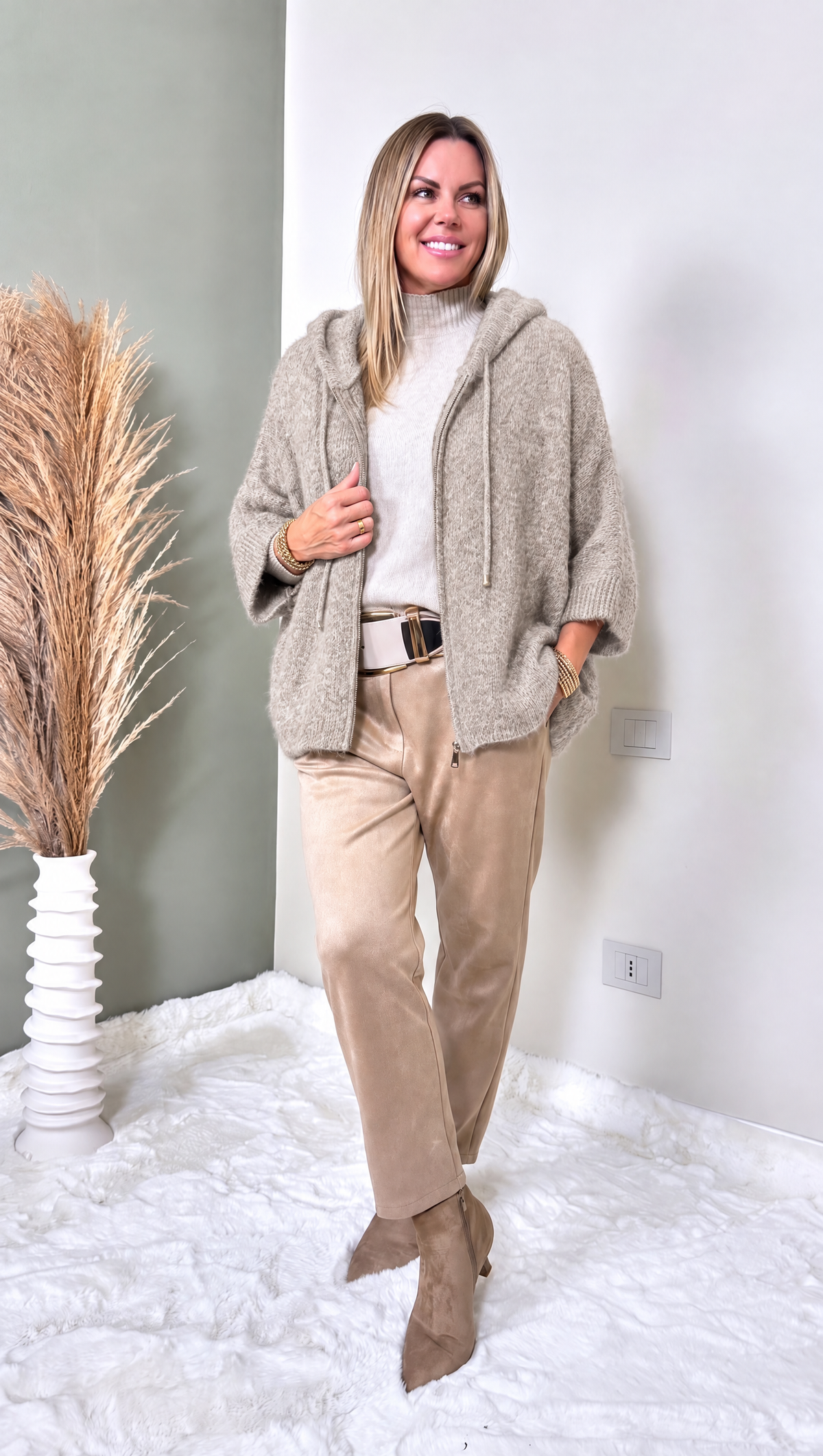 Strickjacke Foresta *Taupe*