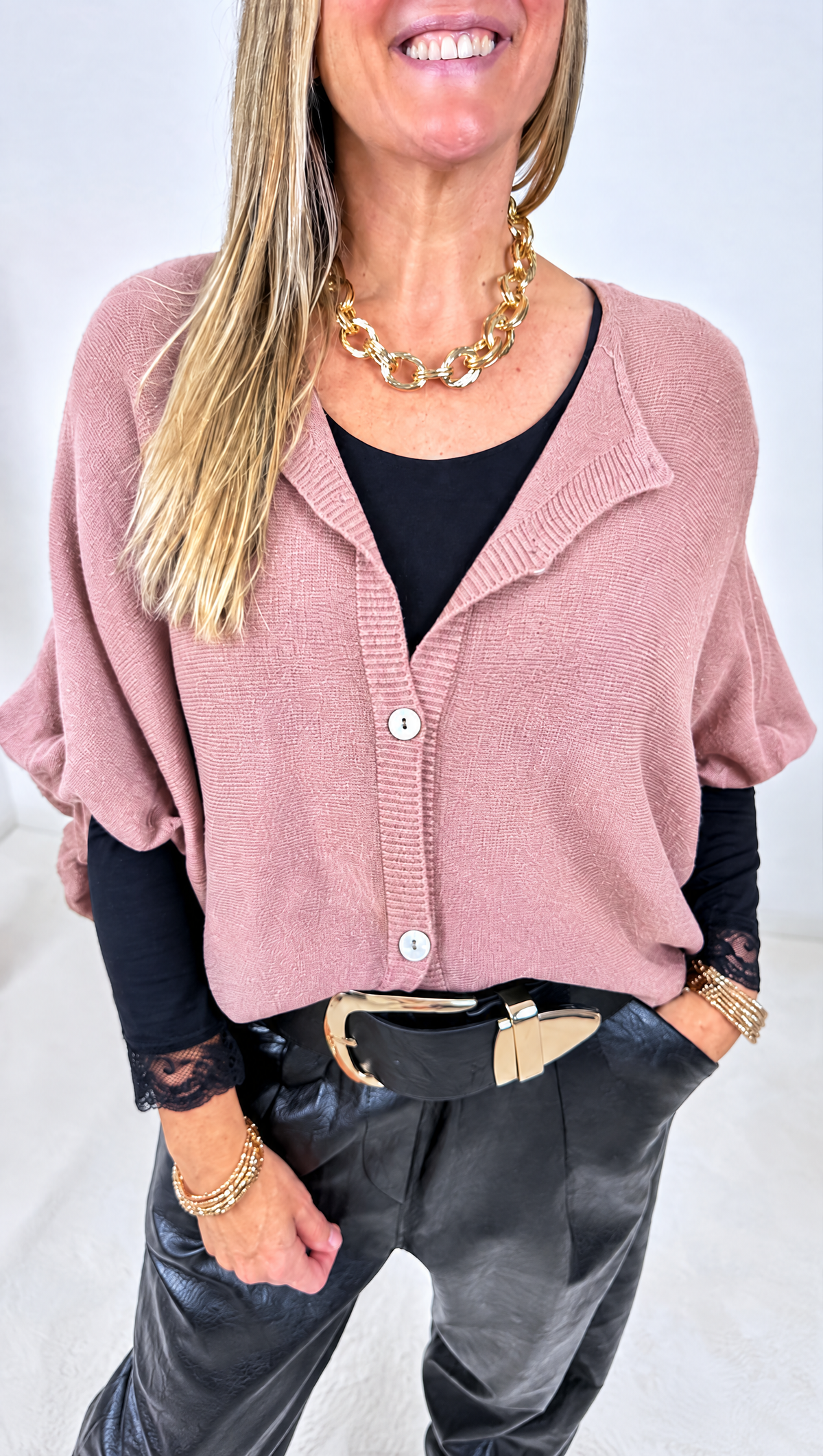 Strickjacke Nordend *Rosa*