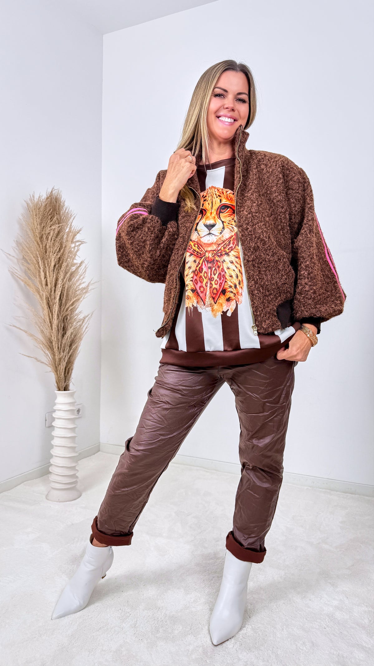 Jacke Italian Chic *Schoko*