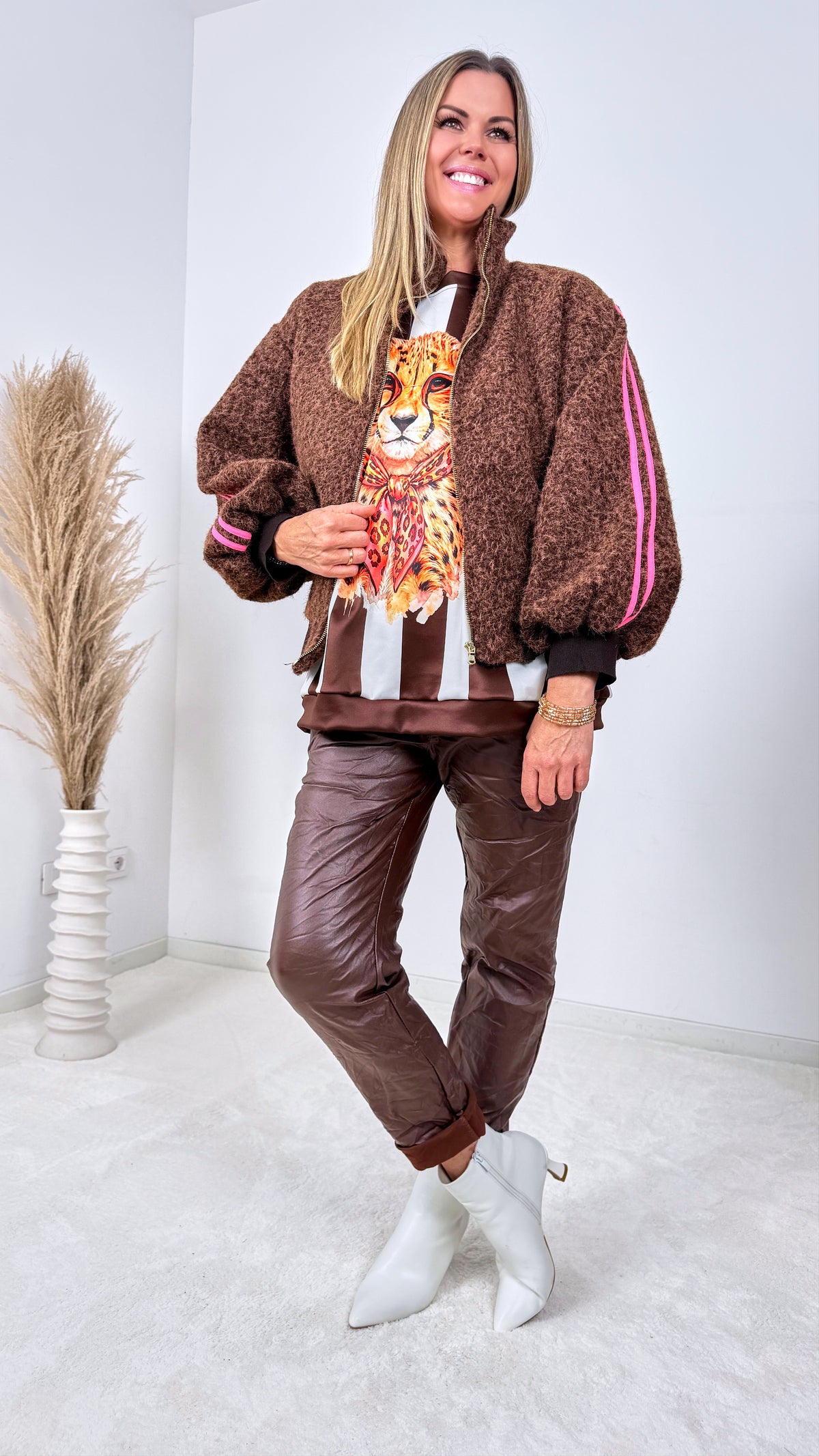 Jacke Italian Chic *Schoko*