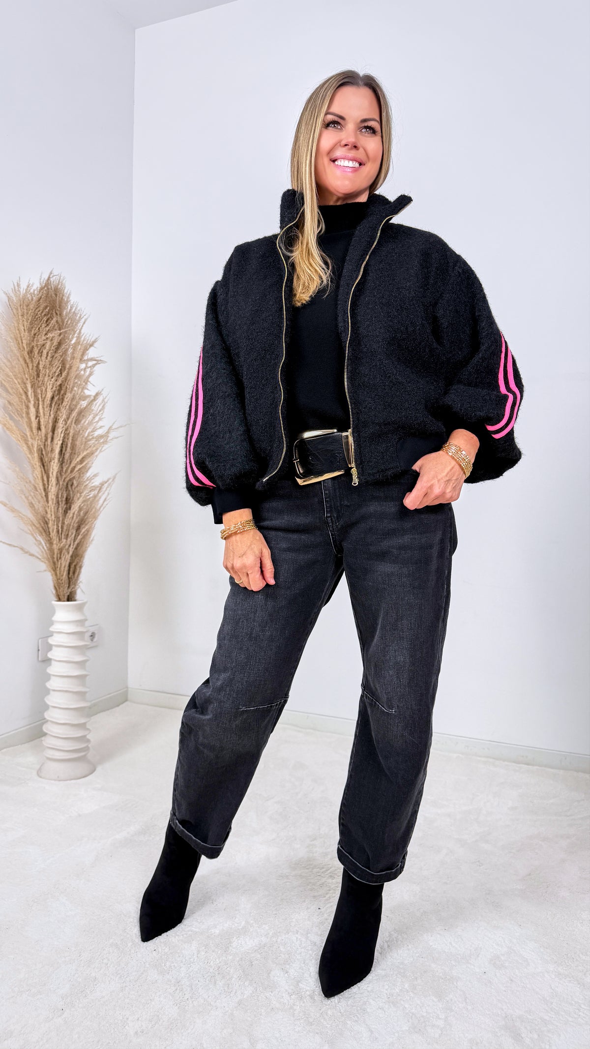 Jacke Italian Chic *Schwarz*