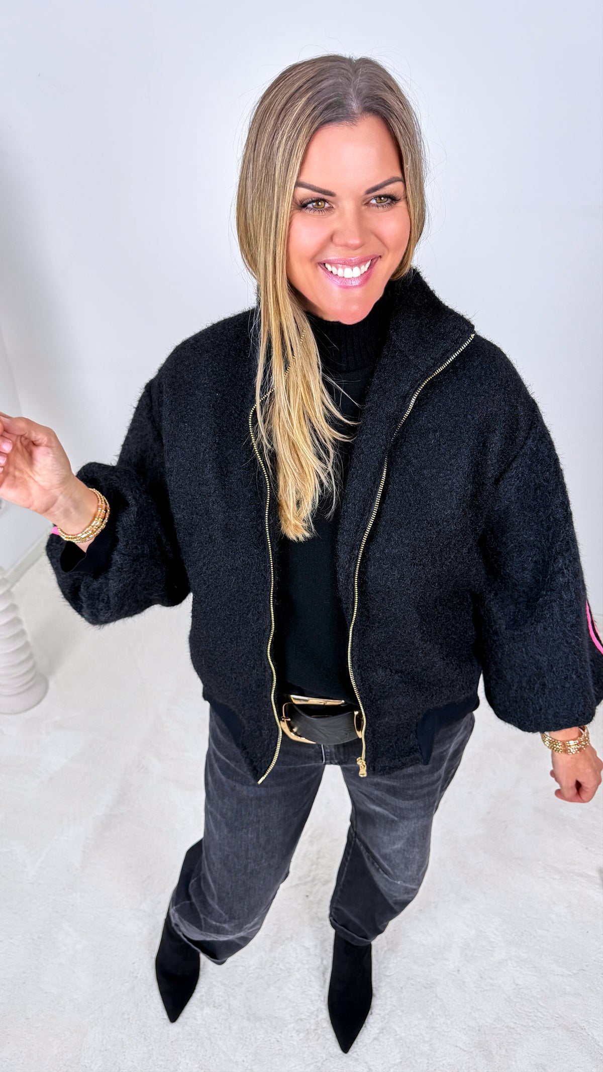 Jacke Italian Chic *Schwarz*