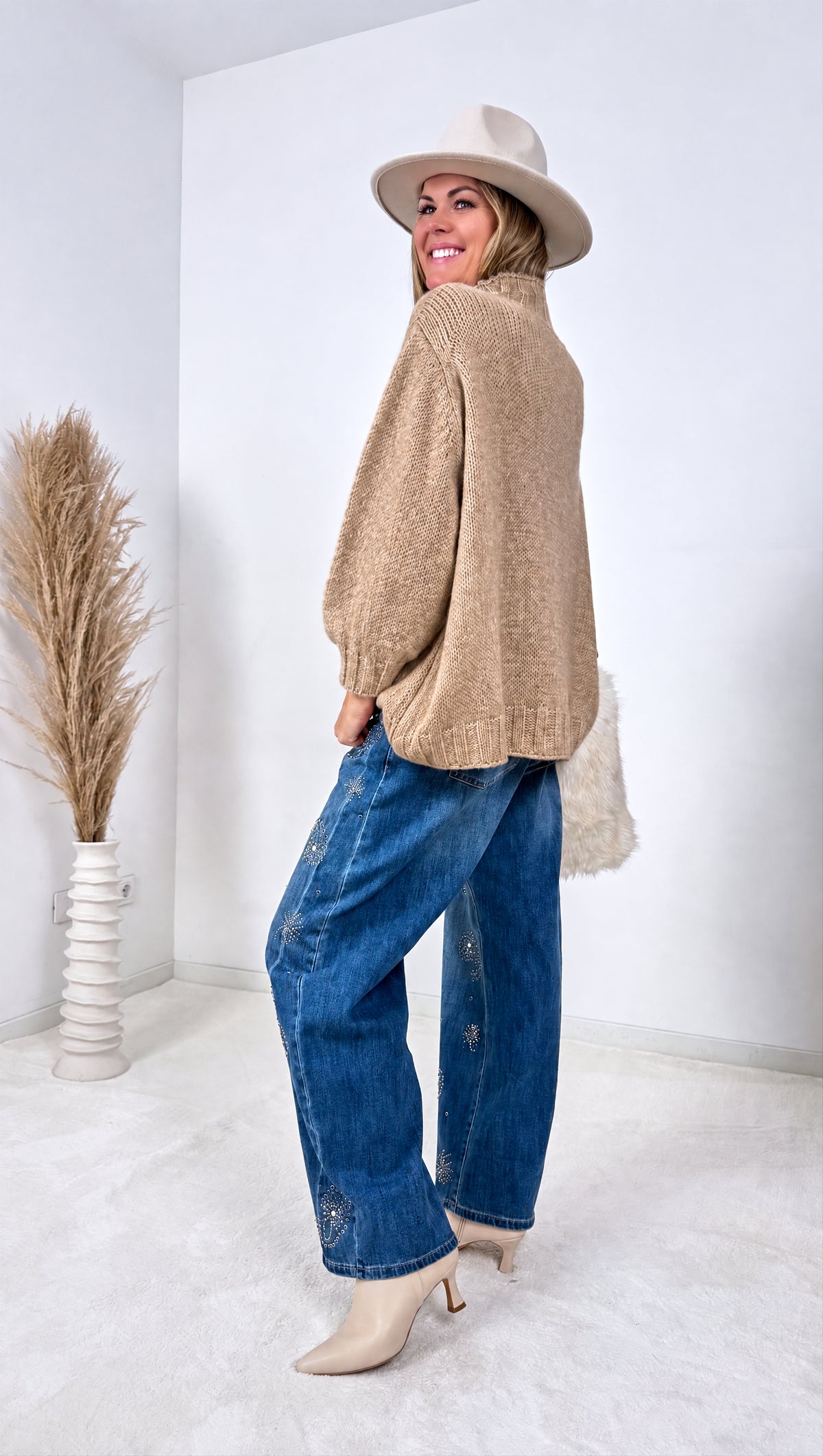 Strickpullover Autumn Ridge *Camel*