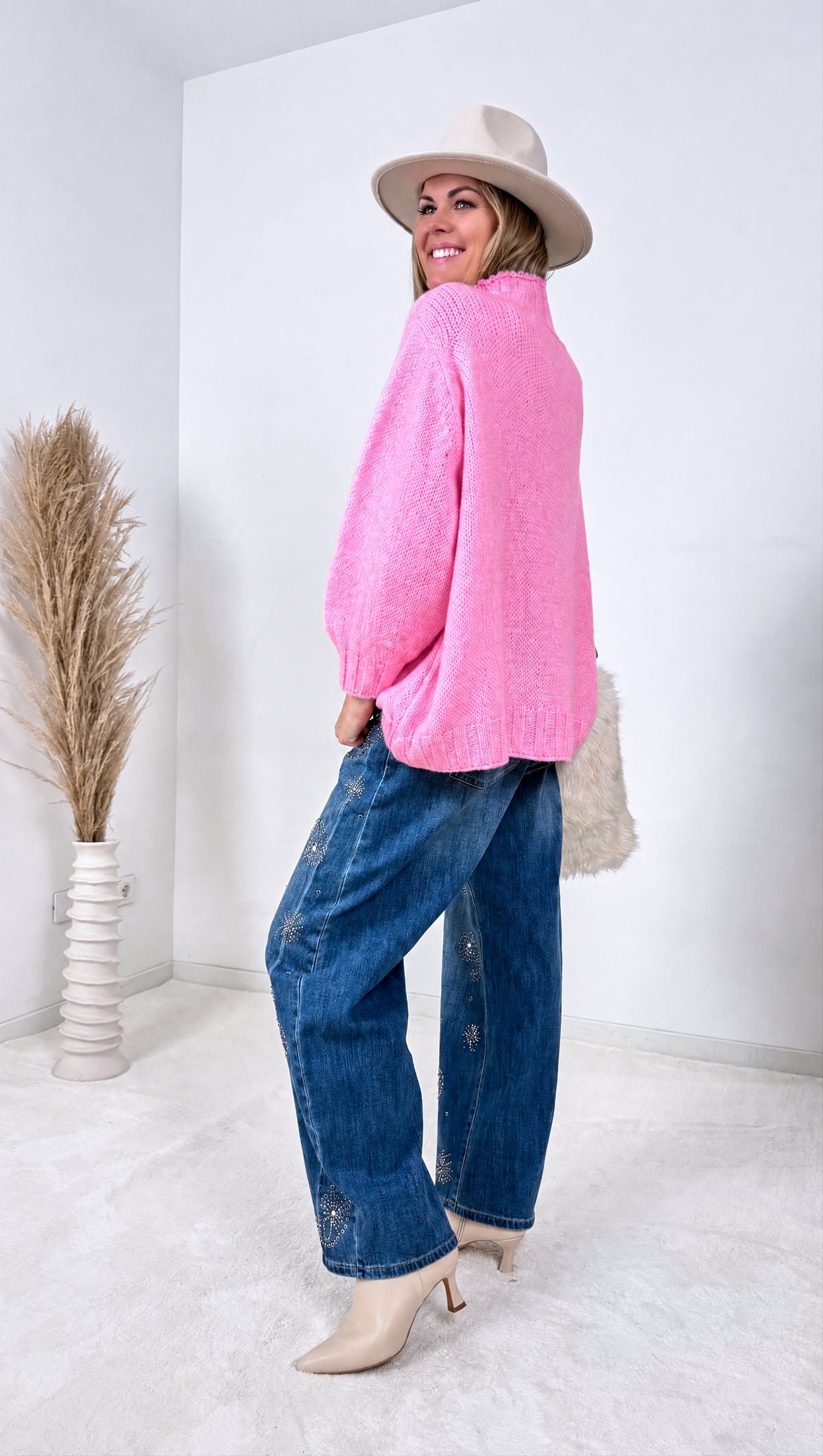 Strickpullover Autumn Ridge *Rosa*