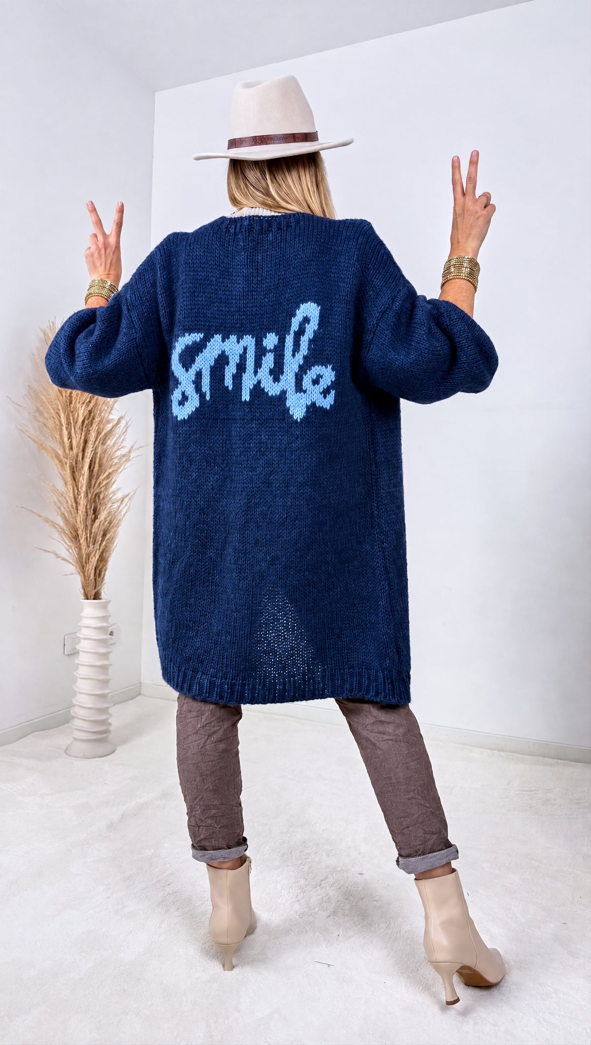 Strickjacke Smile *Dunkelblau*