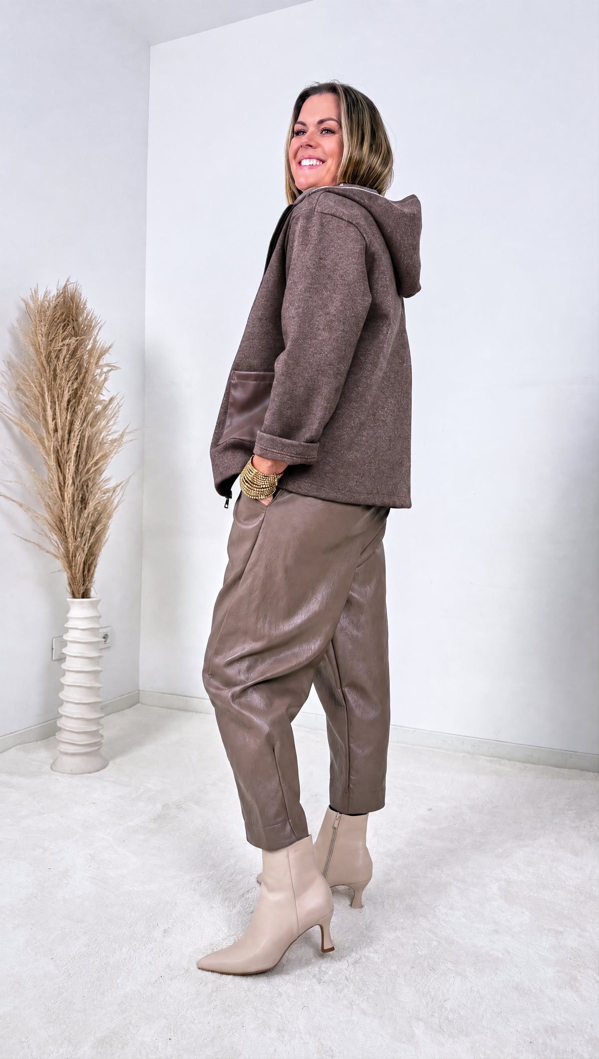 Strickjacke Rustic Sky *Schoko*