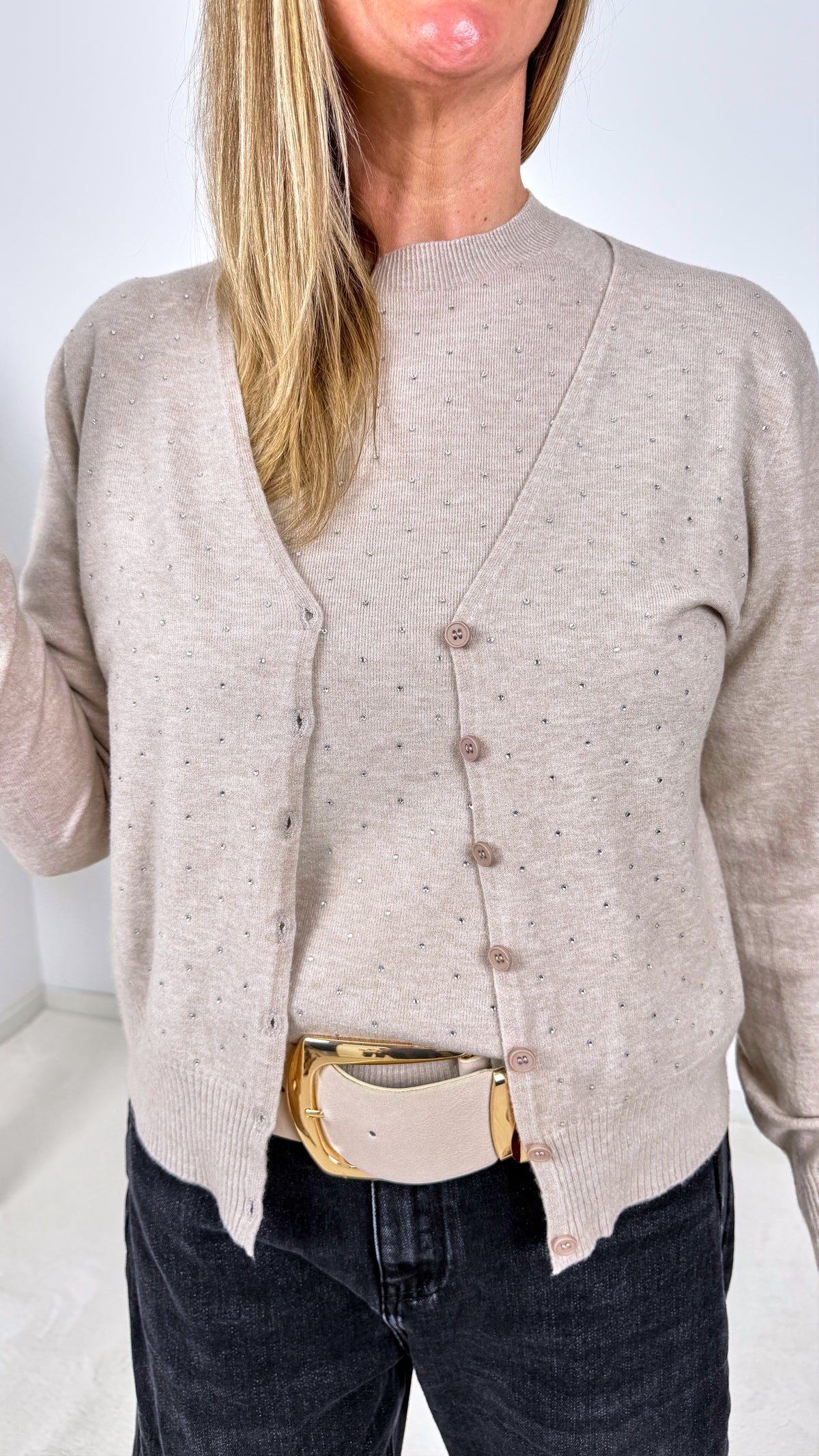 Cardigan Velvetta *Beige*