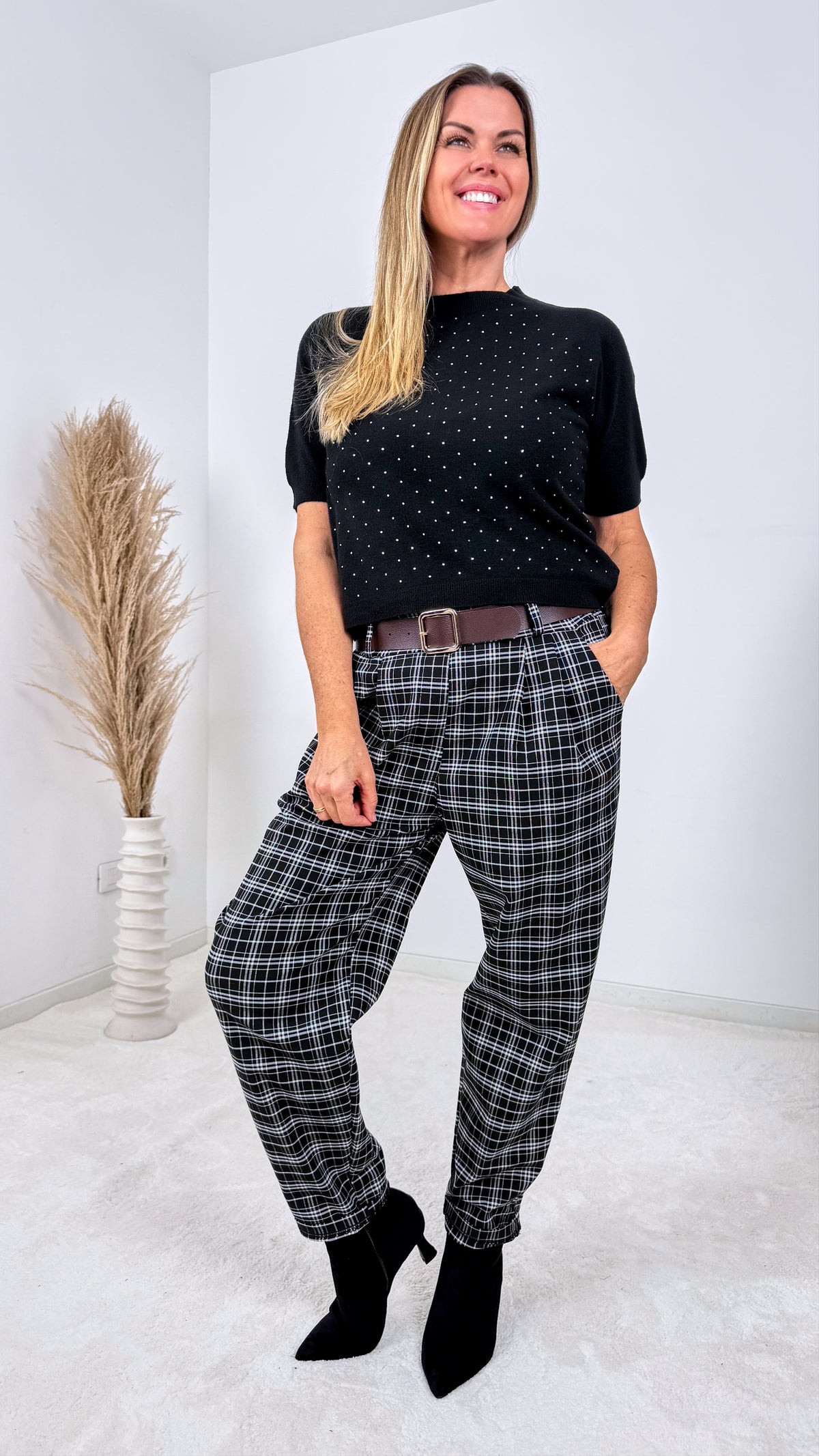 Strickshirt Ondine *Schwarz*