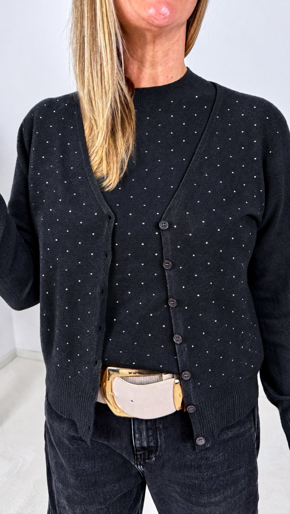 Cardigan Velvetta *Schwarz*