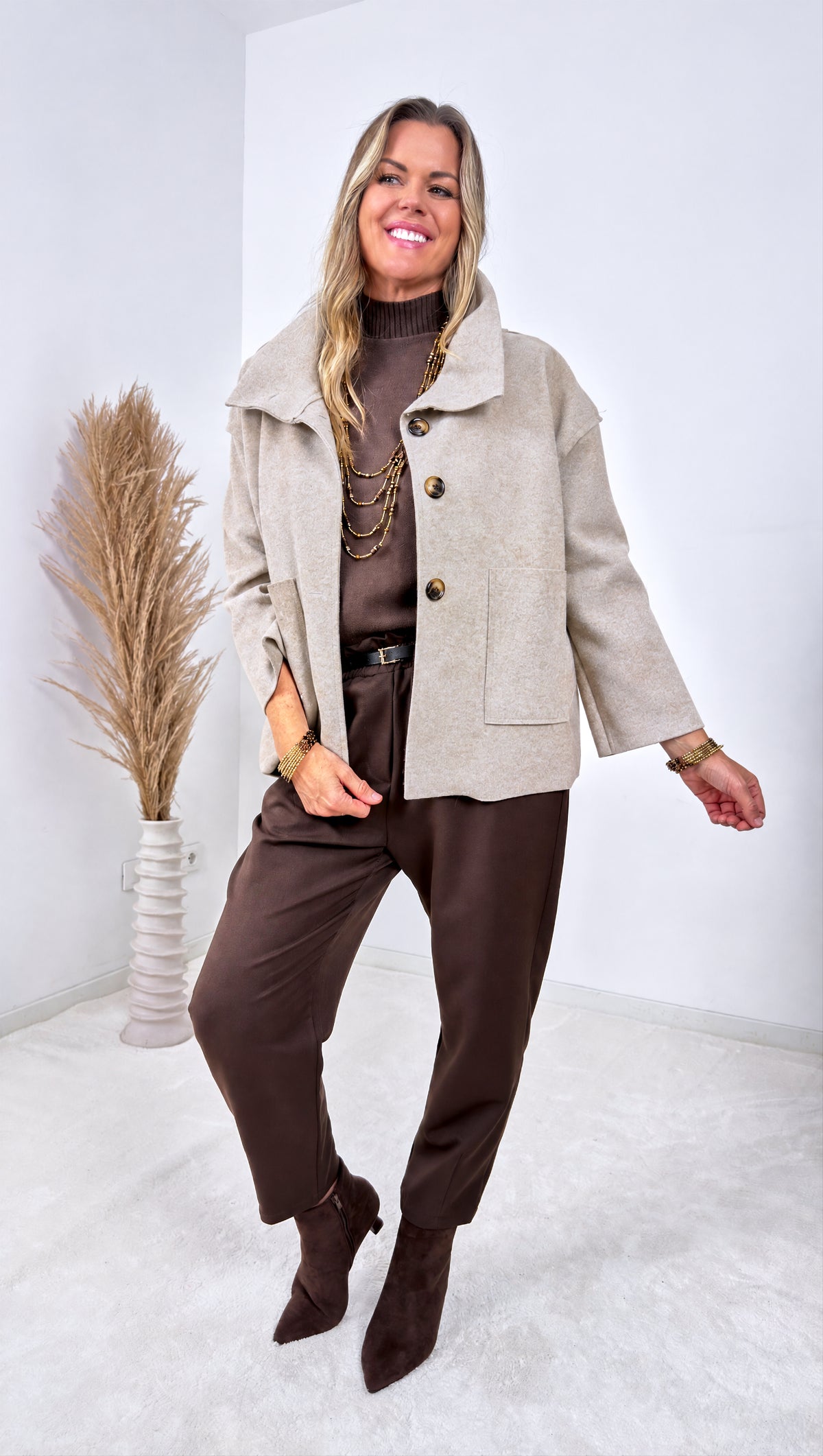 Jacke Woodsmoke *Beige*
