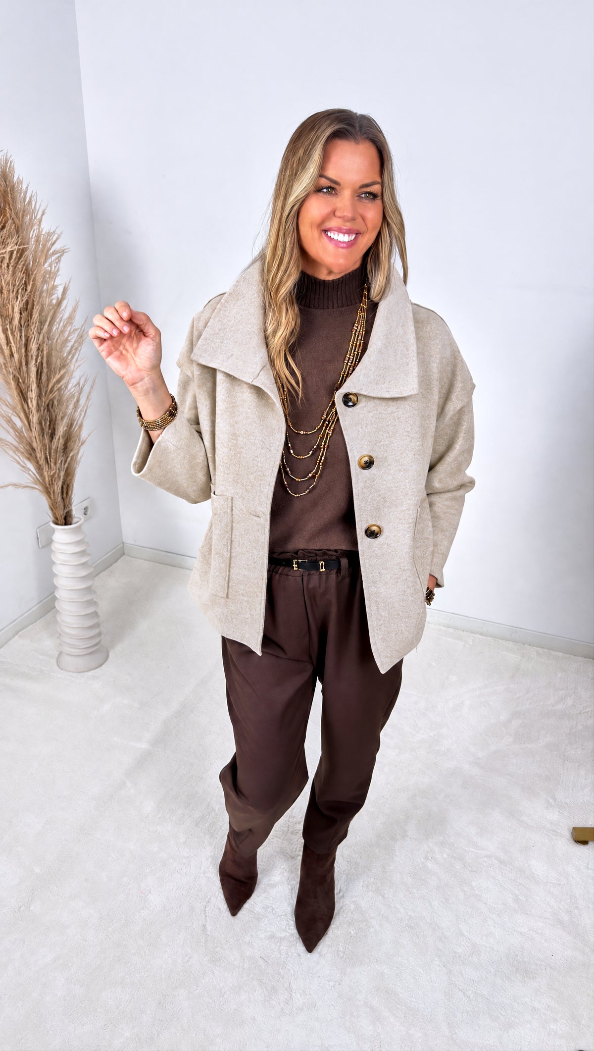Jacke Woodsmoke *Beige*