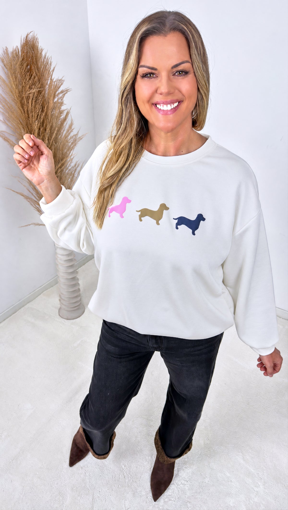 Sweatshirt Cozy Paws *Weiß*