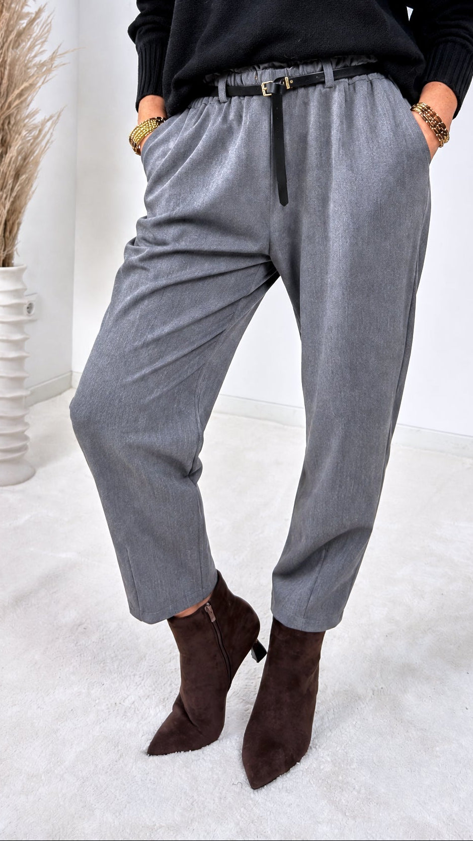 Hose Copper Moon *Grau*
