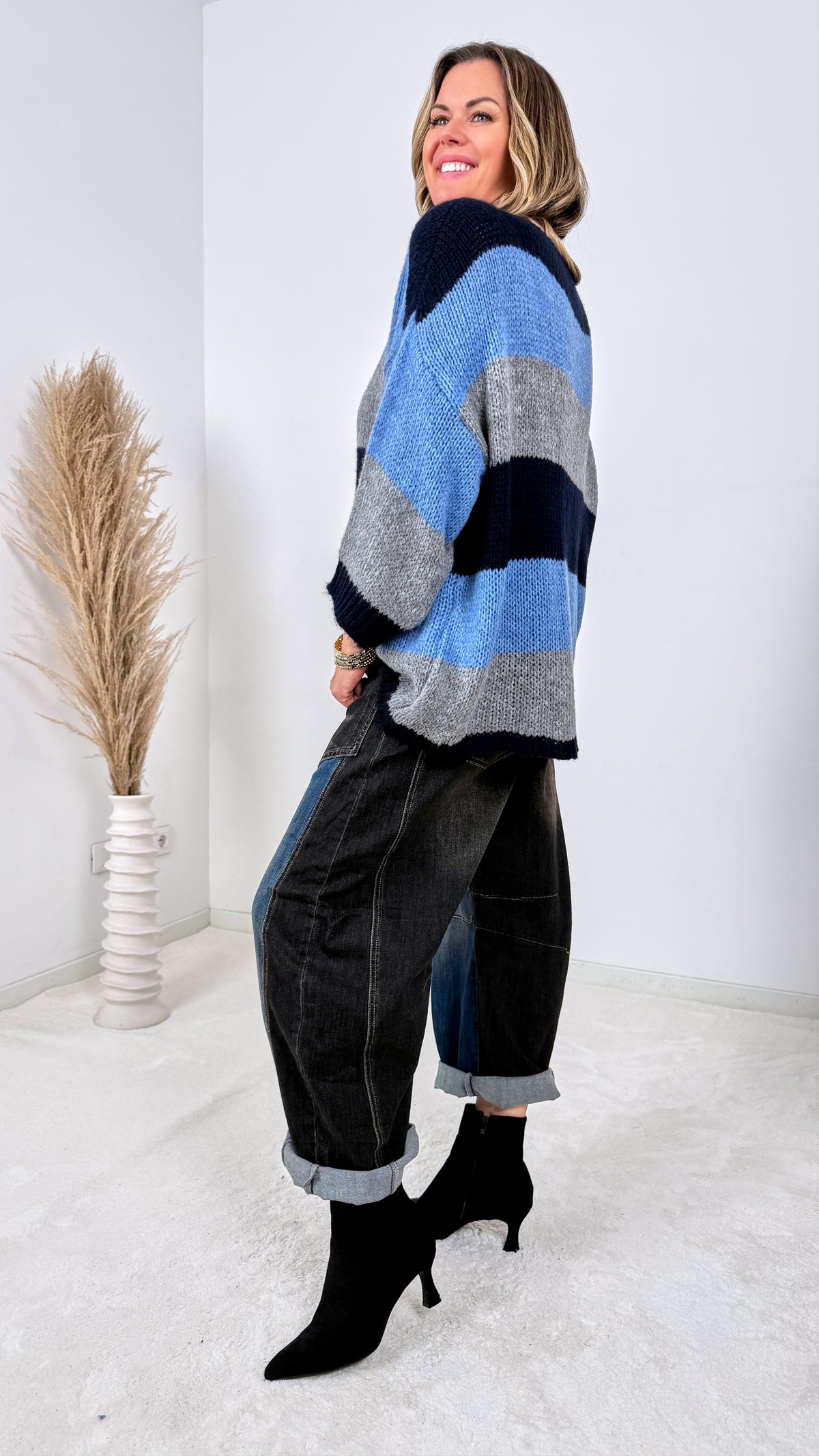 Strickpullover Finn *Blau*