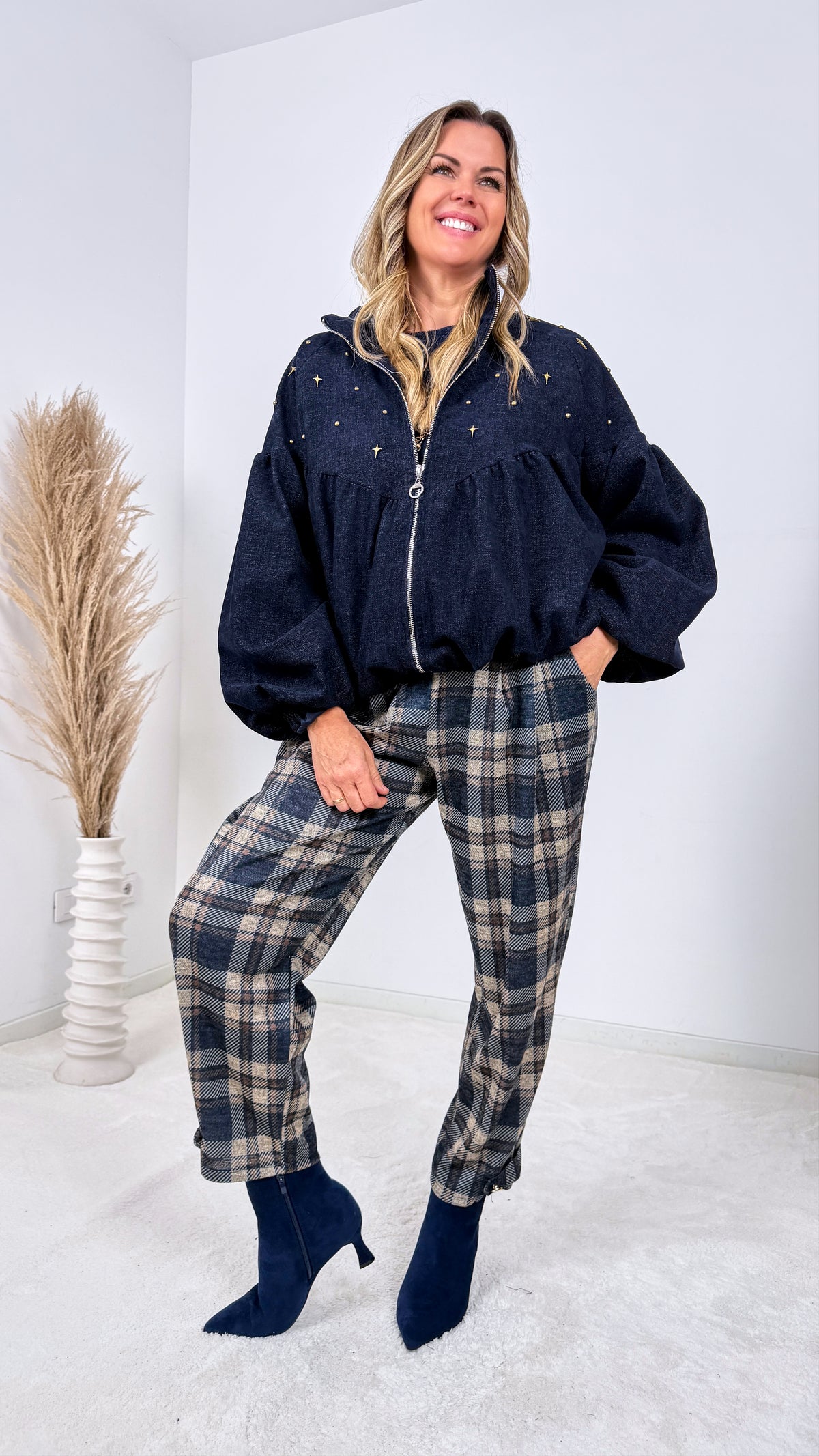 Ballonjacke Noemira *Dunkelblau*
