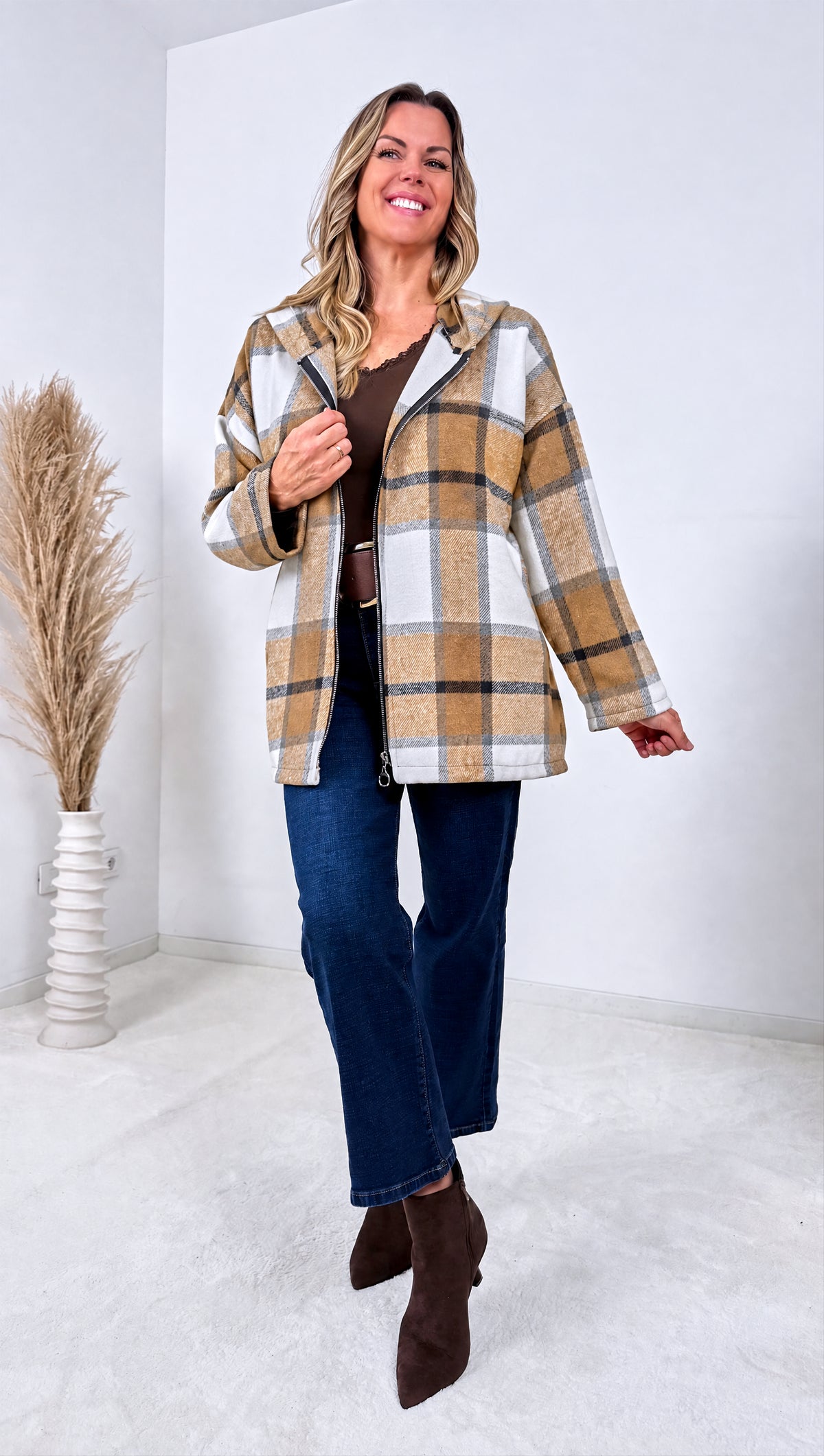 Sweatjacke Maple Ridge *Camel*