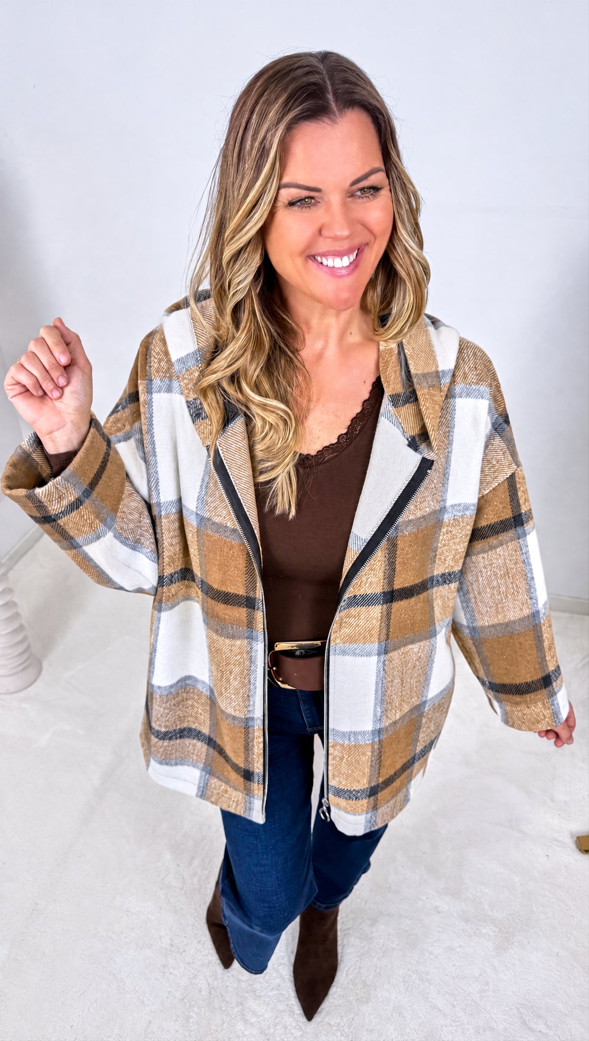 Sweatjacke Maple Ridge *Camel*