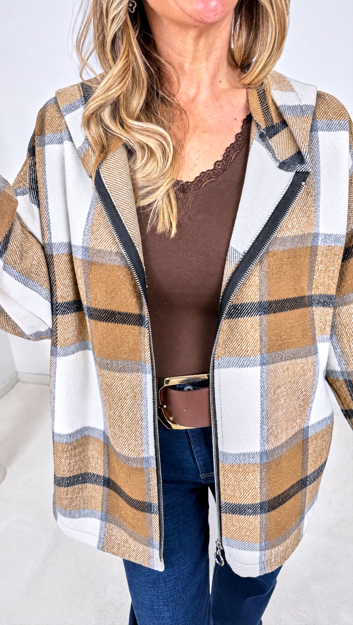 Sweatjacke Maple Ridge *Camel*