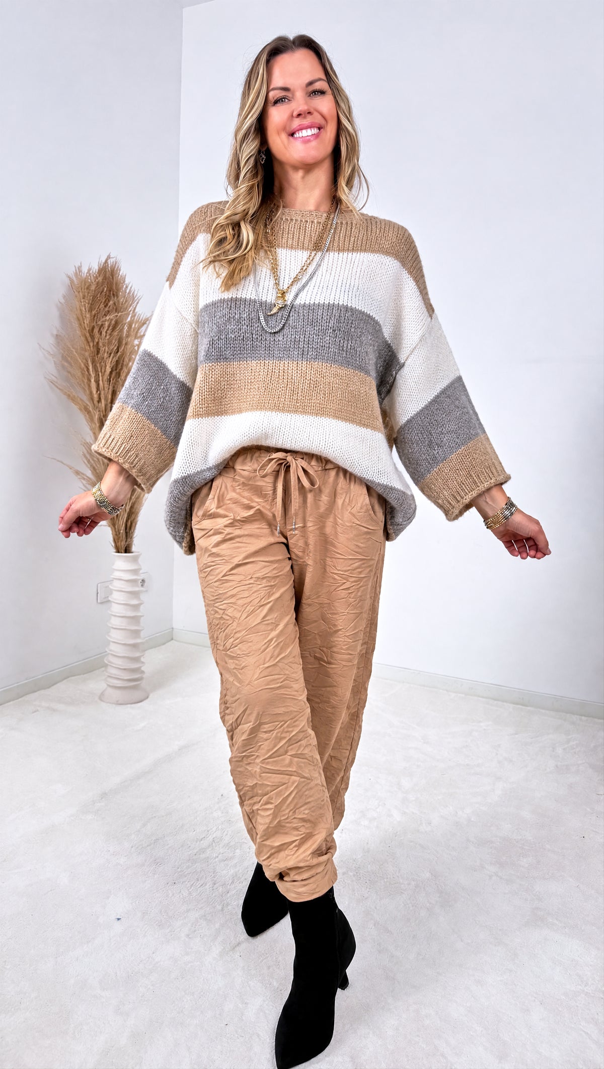 Strickpullover Finn *Beige*