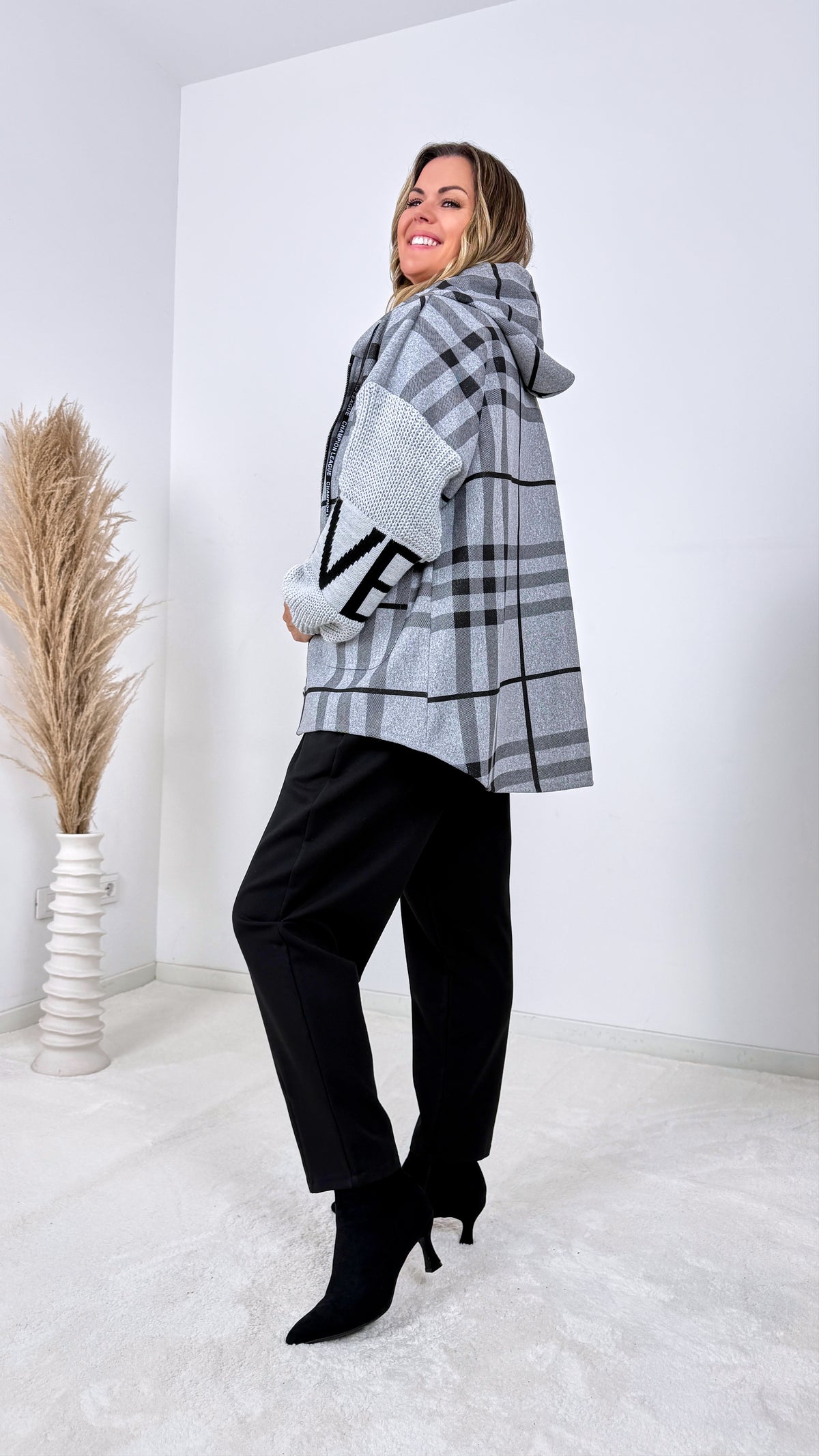 Sweatjacke Rustic Fields *Grau*