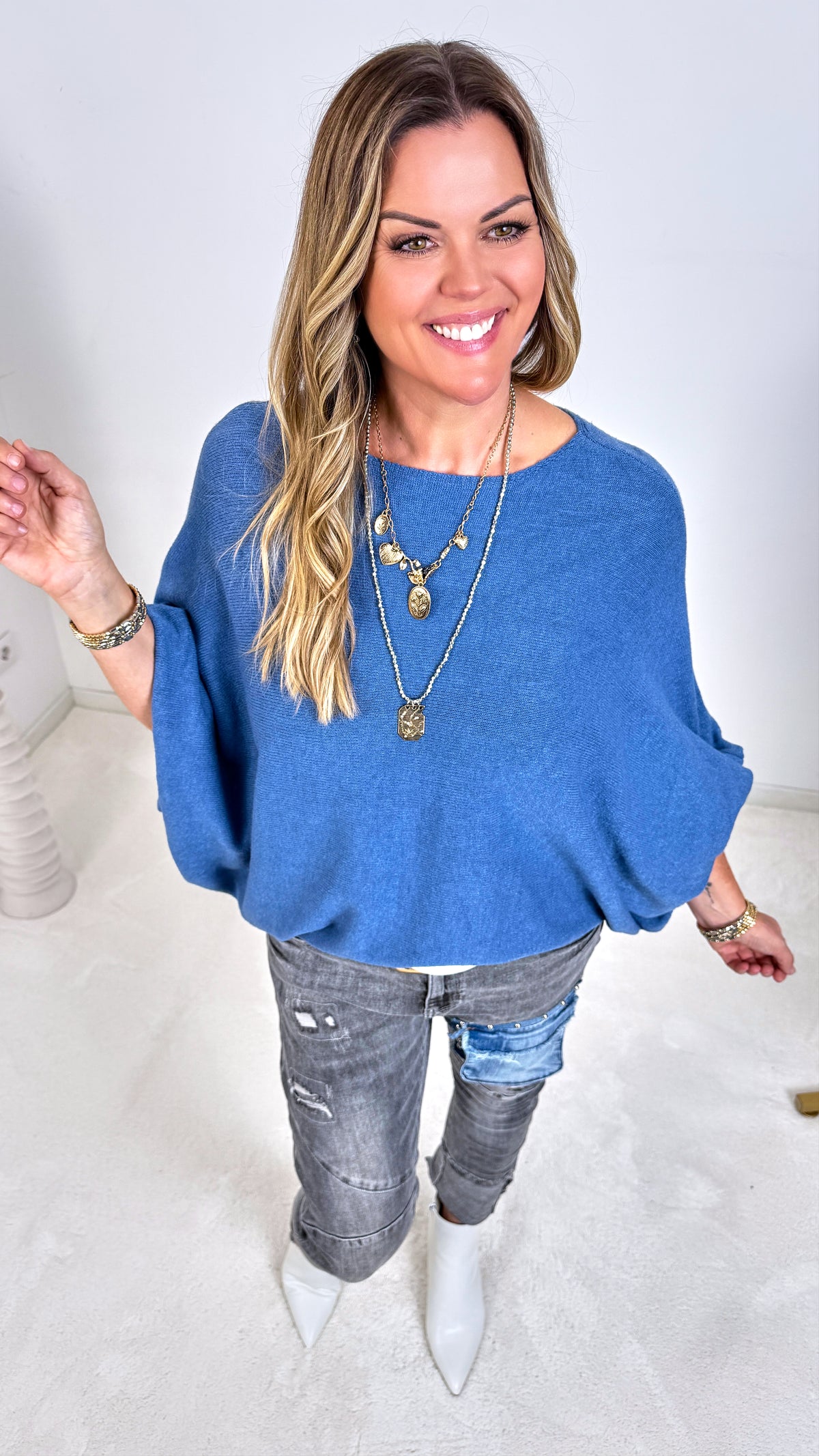 Pullover Vantara *Jeansblau*