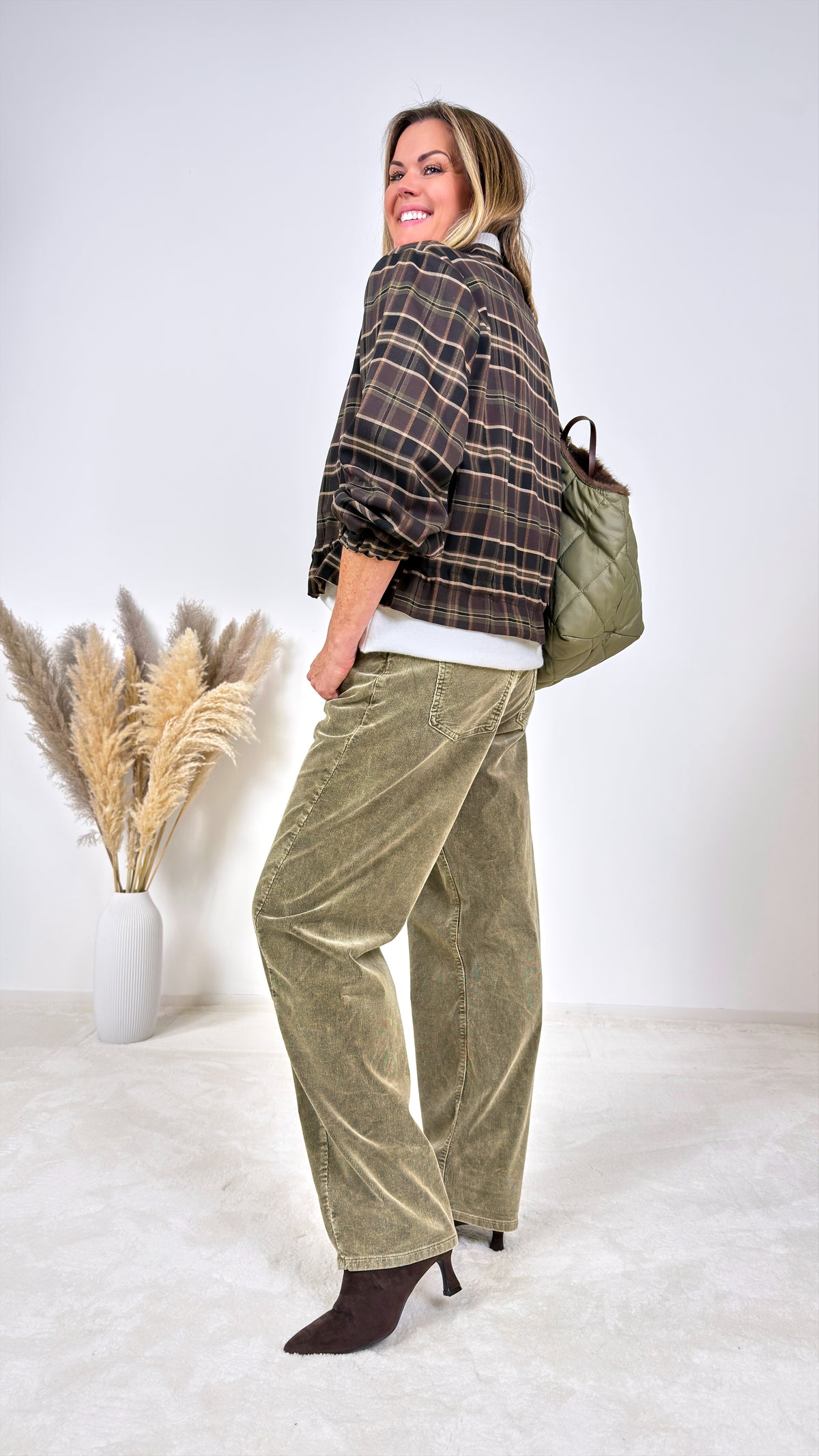 Jacke Rowan Wood *Schoko/Schwarz*