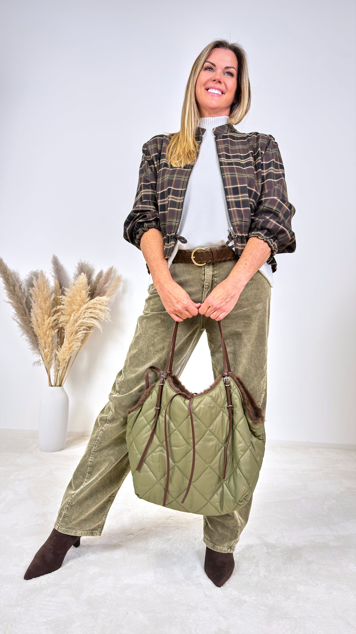 Jacke Rowan Wood *Schoko/Schwarz*
