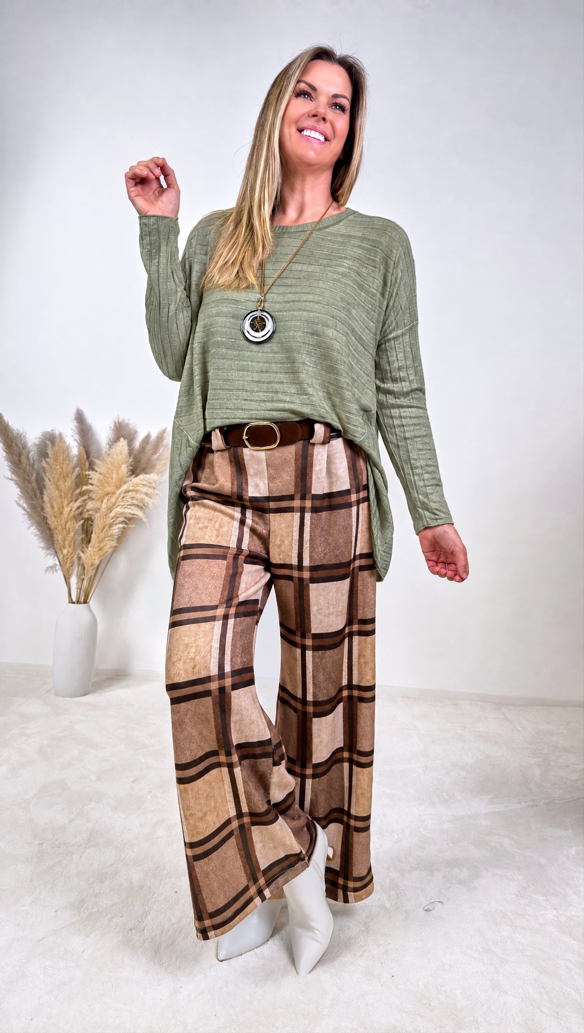 Langarmshirt  Wave Fjord *Khaki*