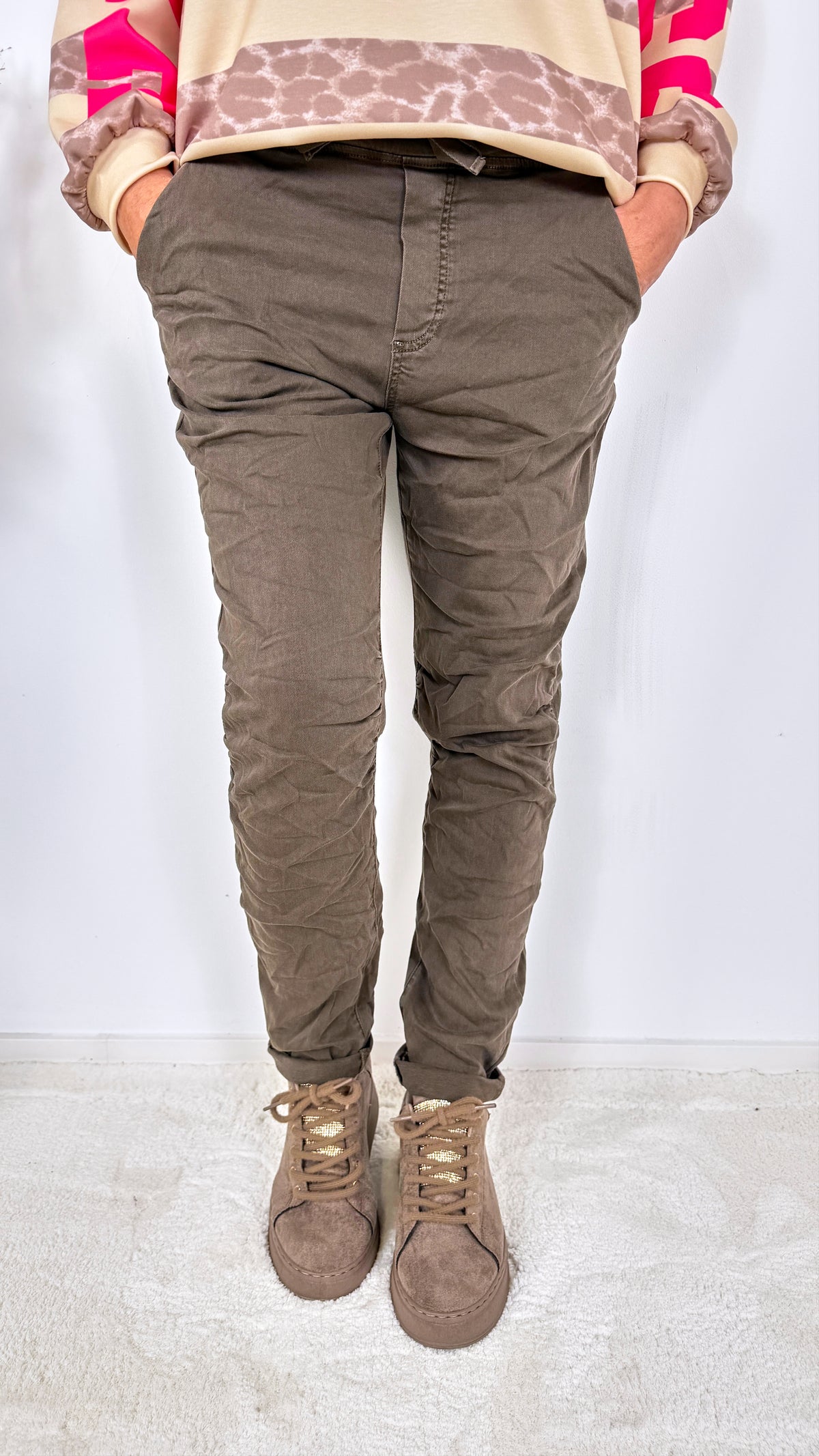 Jeans-Jogpants Aria *Taupe* - Power of Princess
