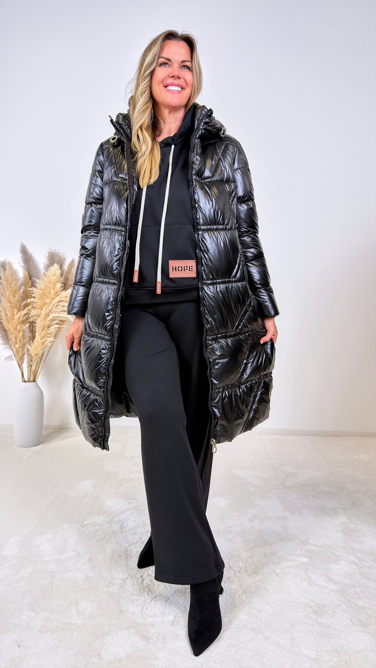 Steppjacke Hudson *Schwarz* - Power of Princess