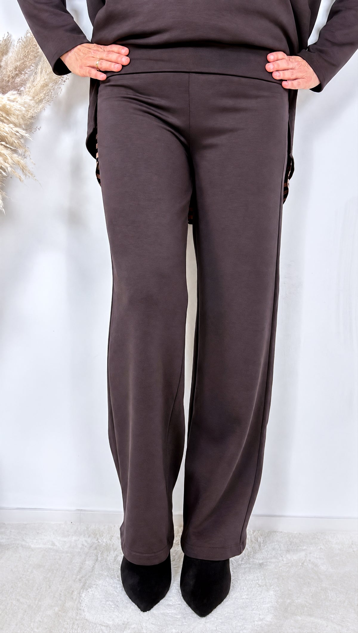 Hose Comfort Wide *Schoko*