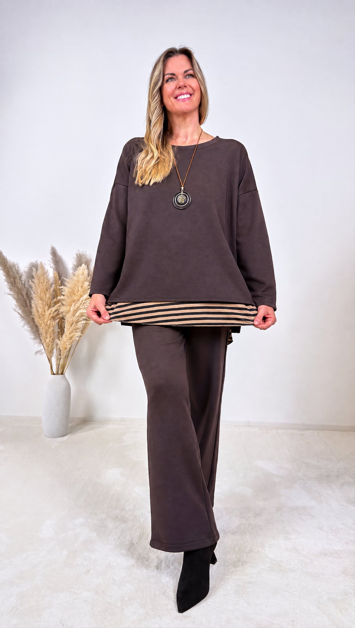 Sweatshirt Hygge *Schoko*