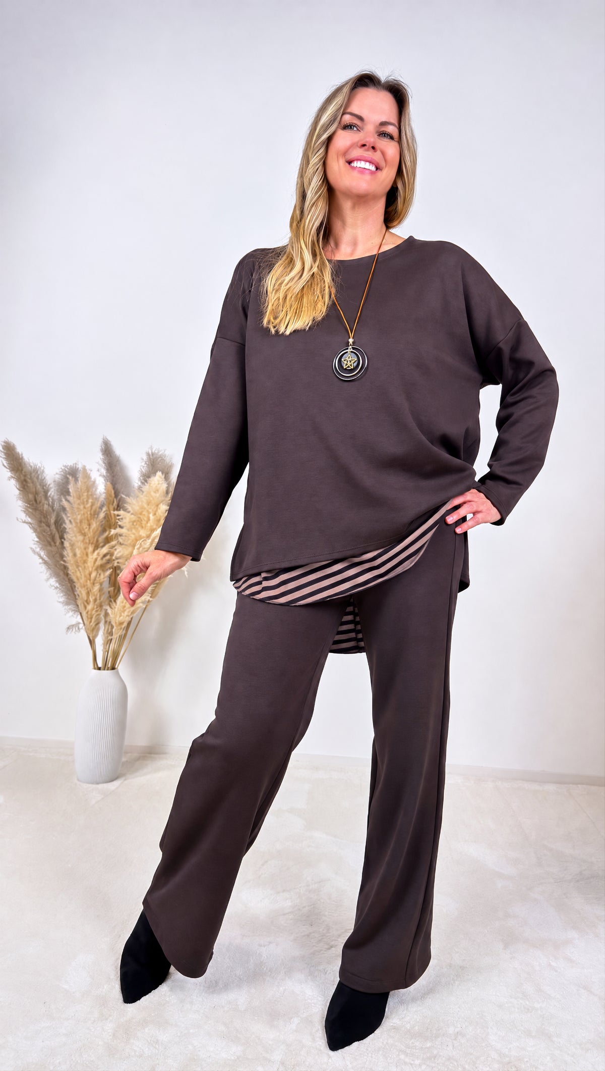 Sweatshirt Hygge *Schoko*