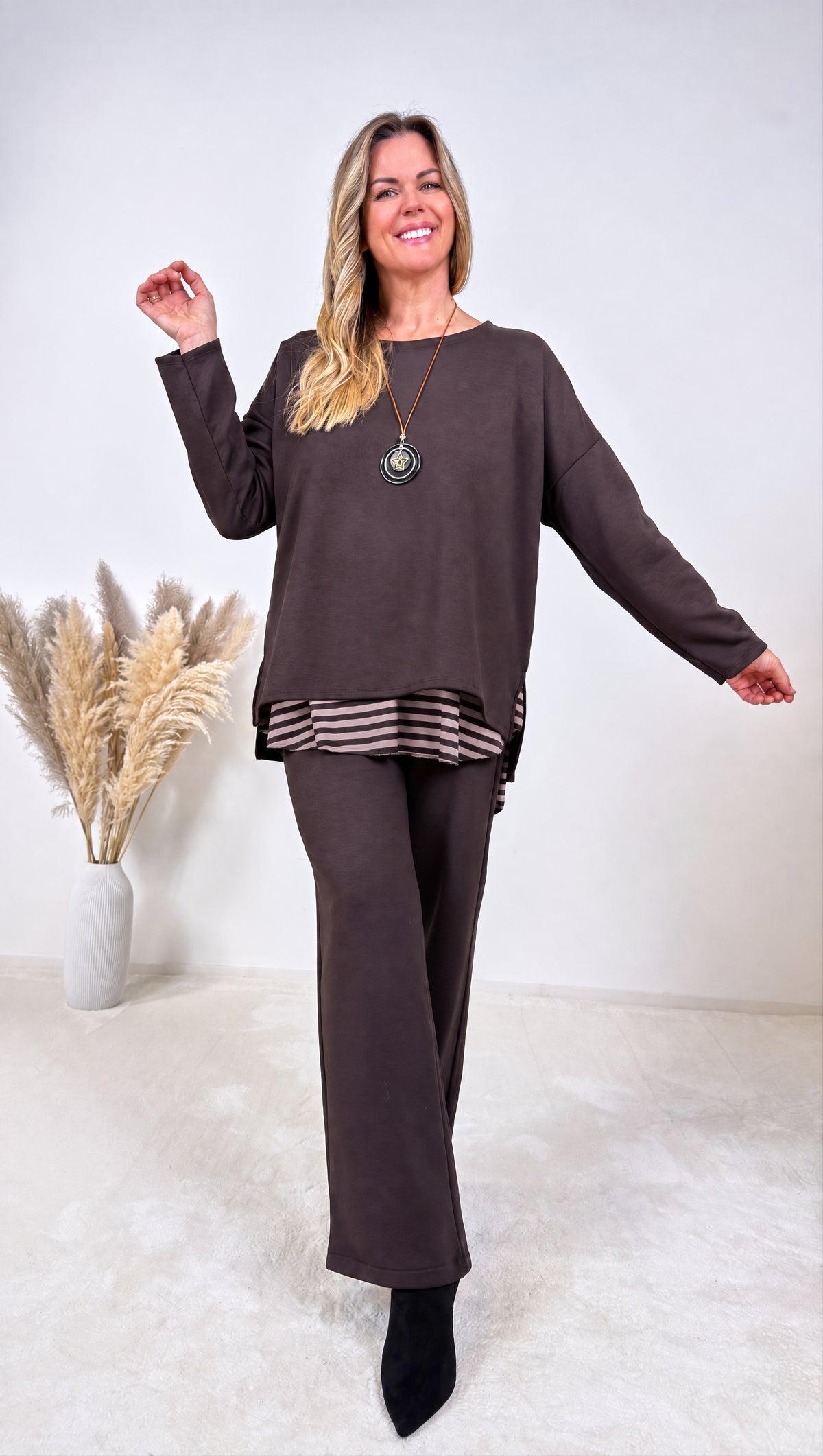 Sweatshirt Hygge *Schoko*