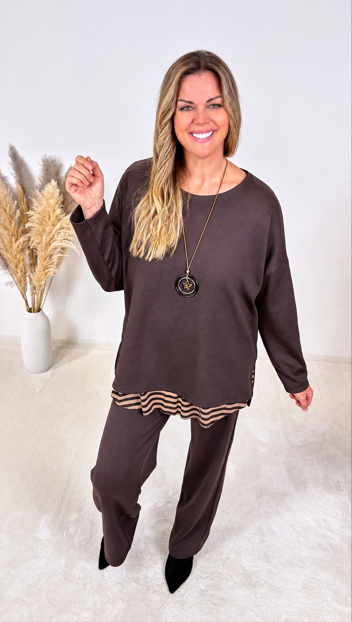 Sweatshirt Hygge *Schoko*