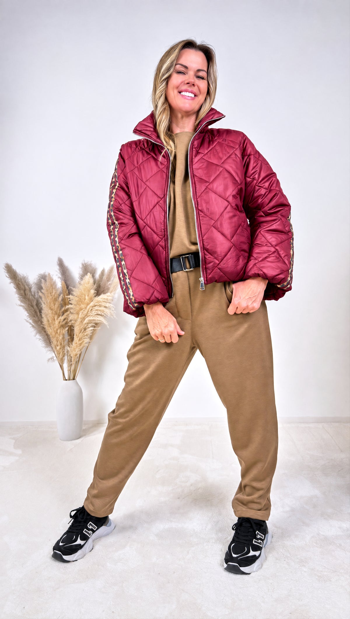 Steppjacke Wildfox *Bordeaux*