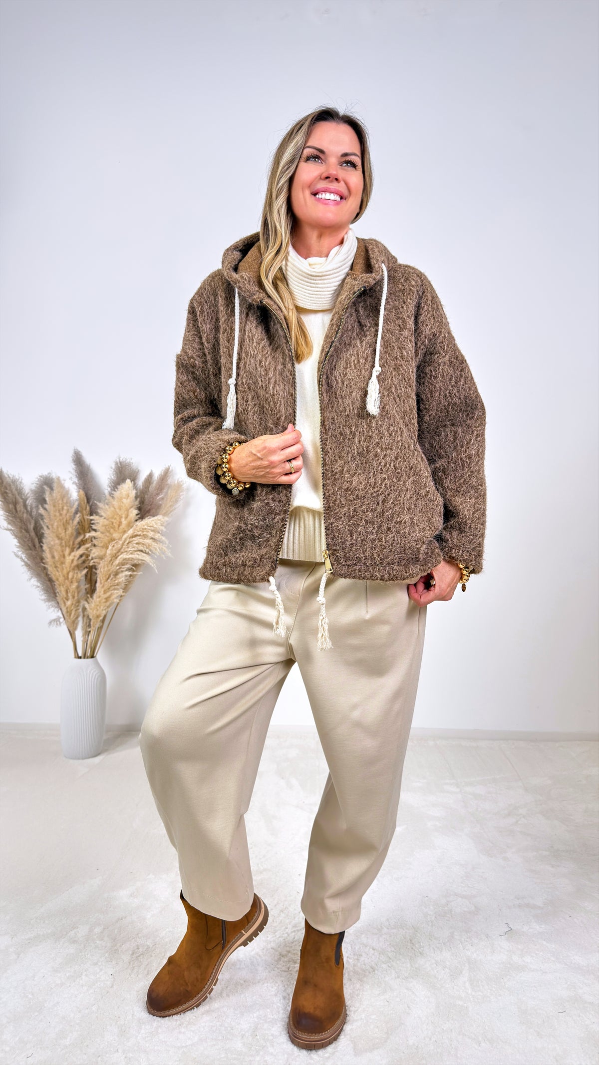 Jacke Cortina Wool *Taupe*