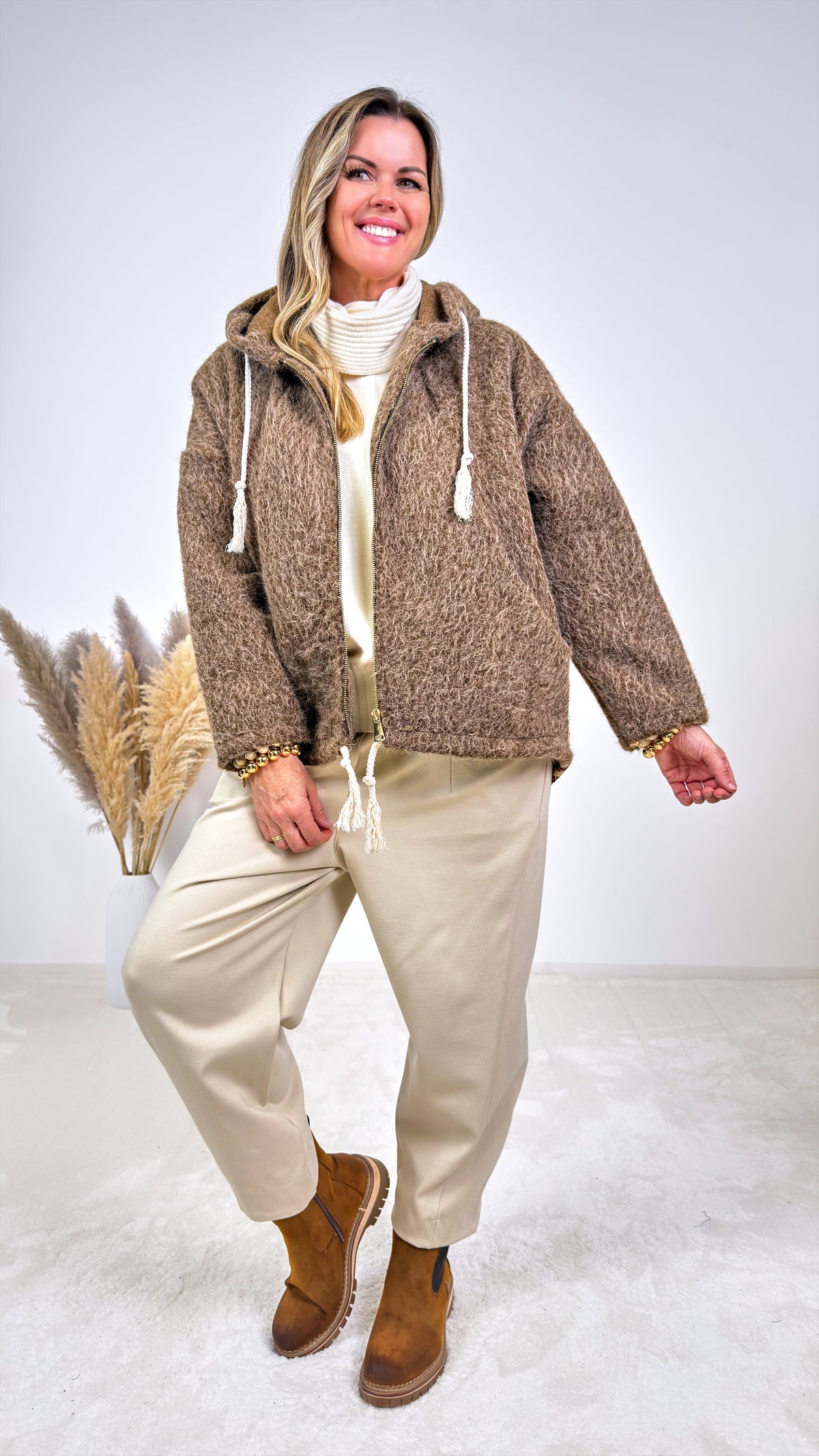 Jacke Cortina Wool *Taupe*