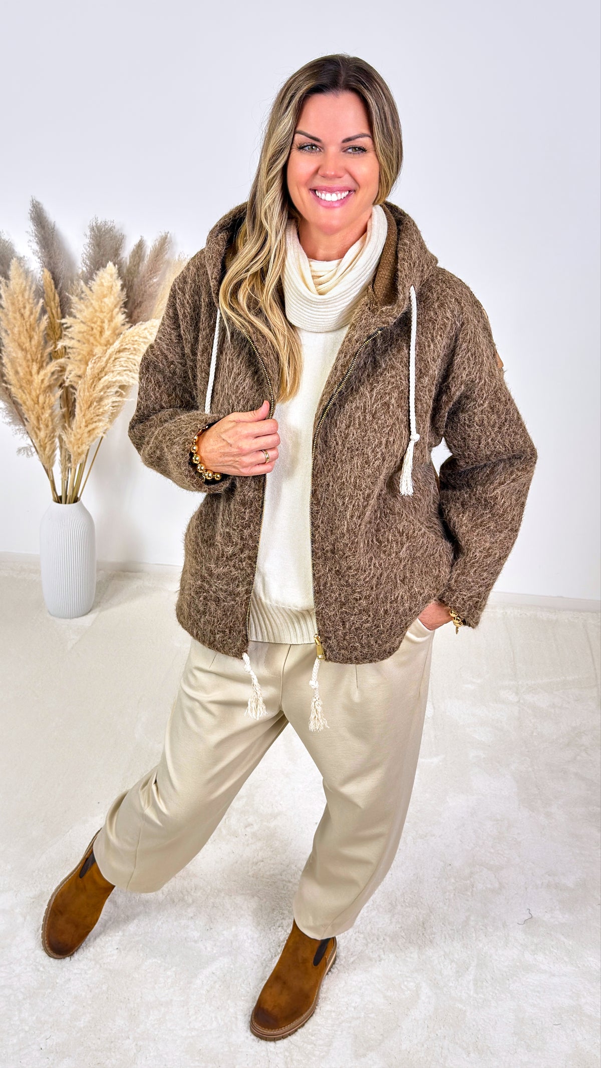 Jacke Cortina Wool *Taupe*