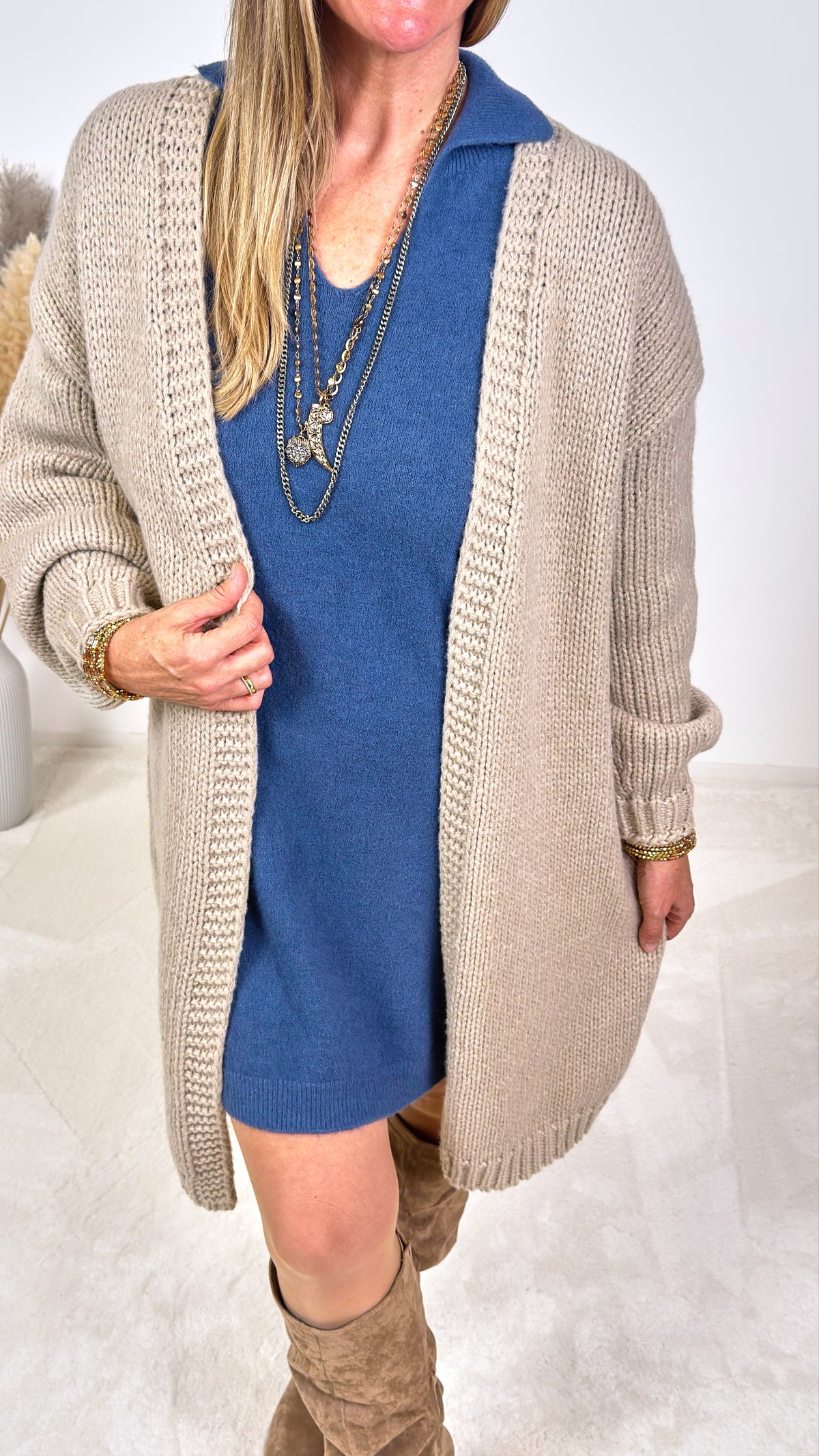 Strickjacke Cabin *Beige*