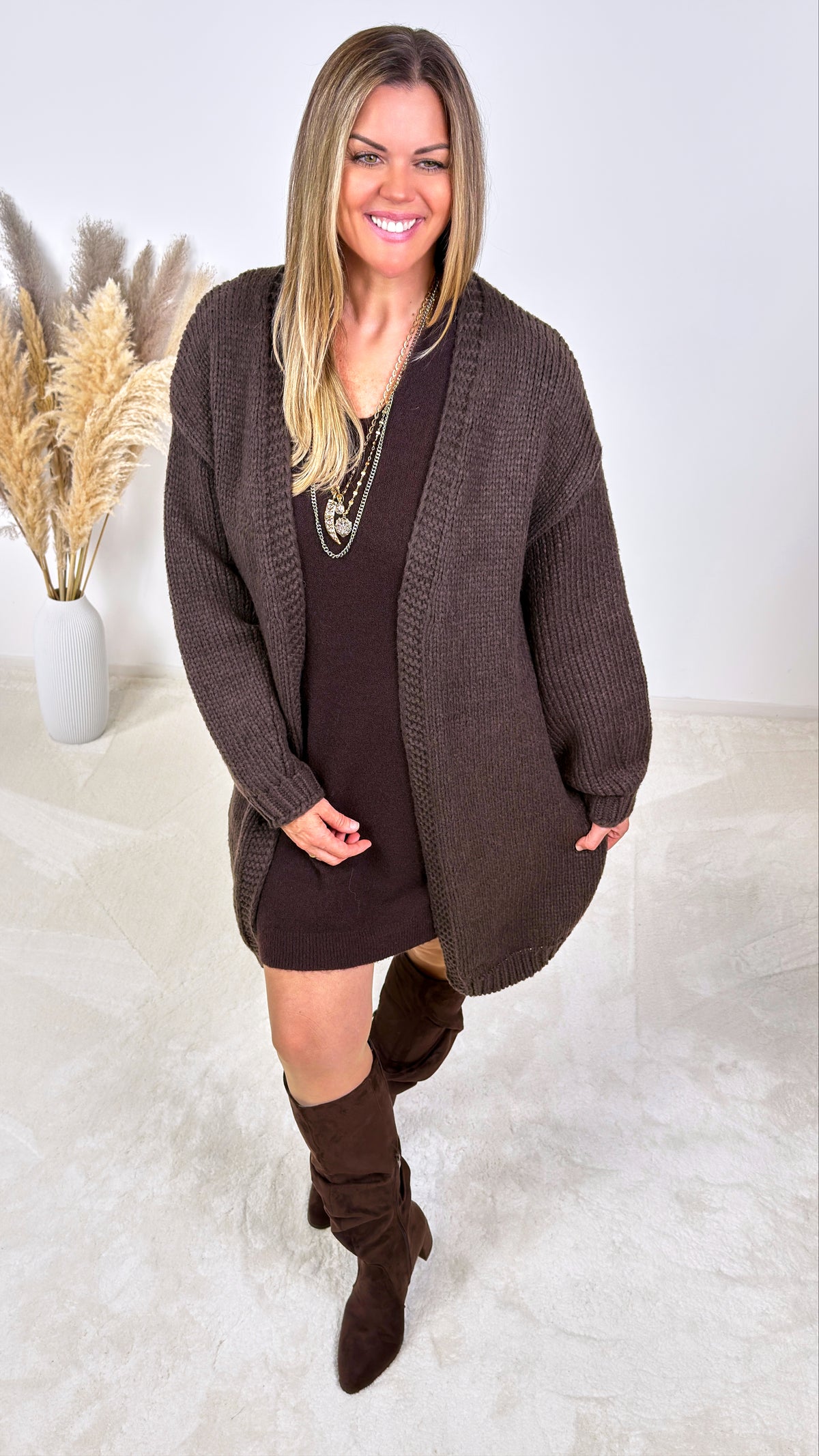 Strickjacke Cabin *Schoko*