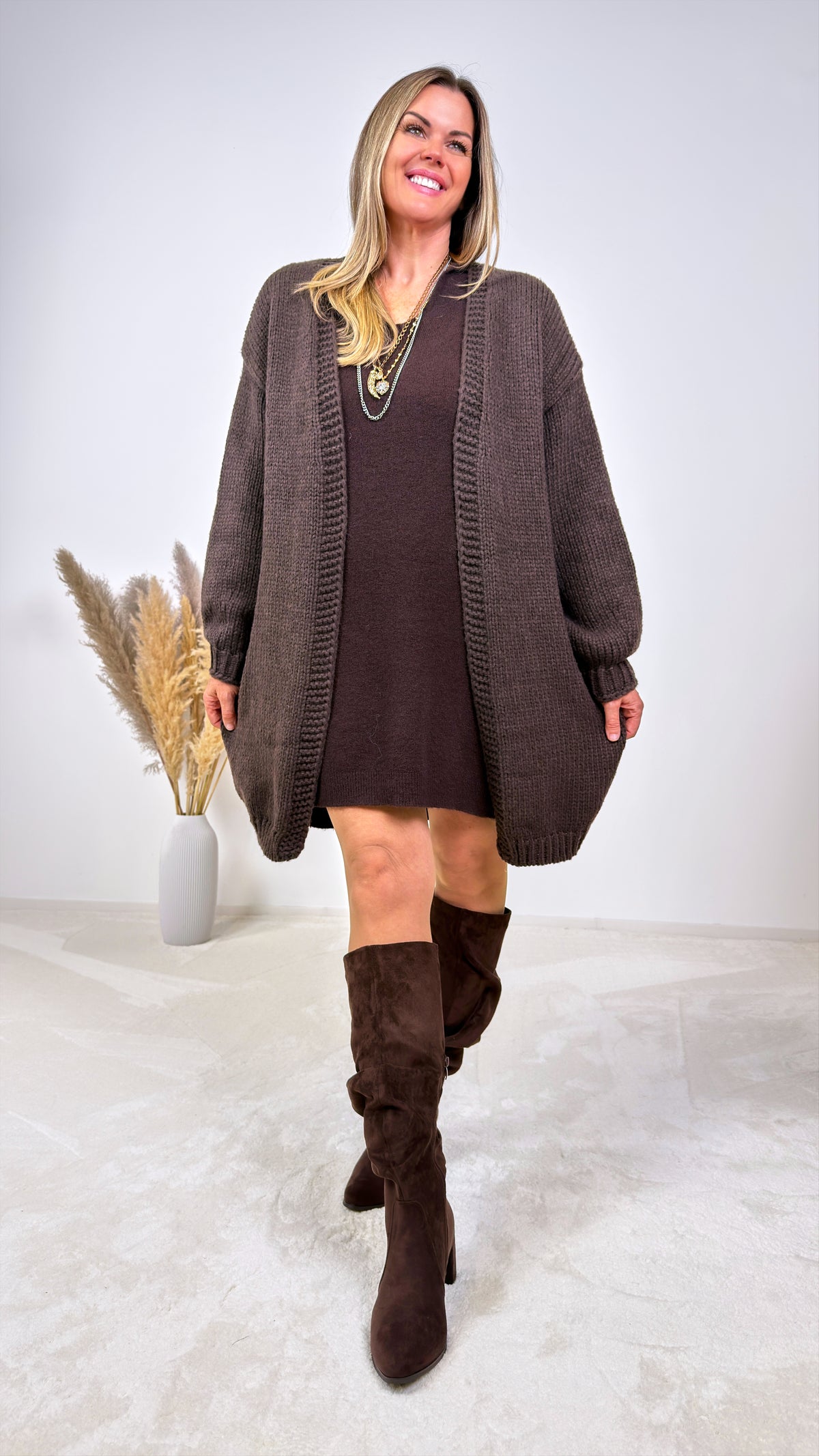 Strickjacke Cabin *Schoko*