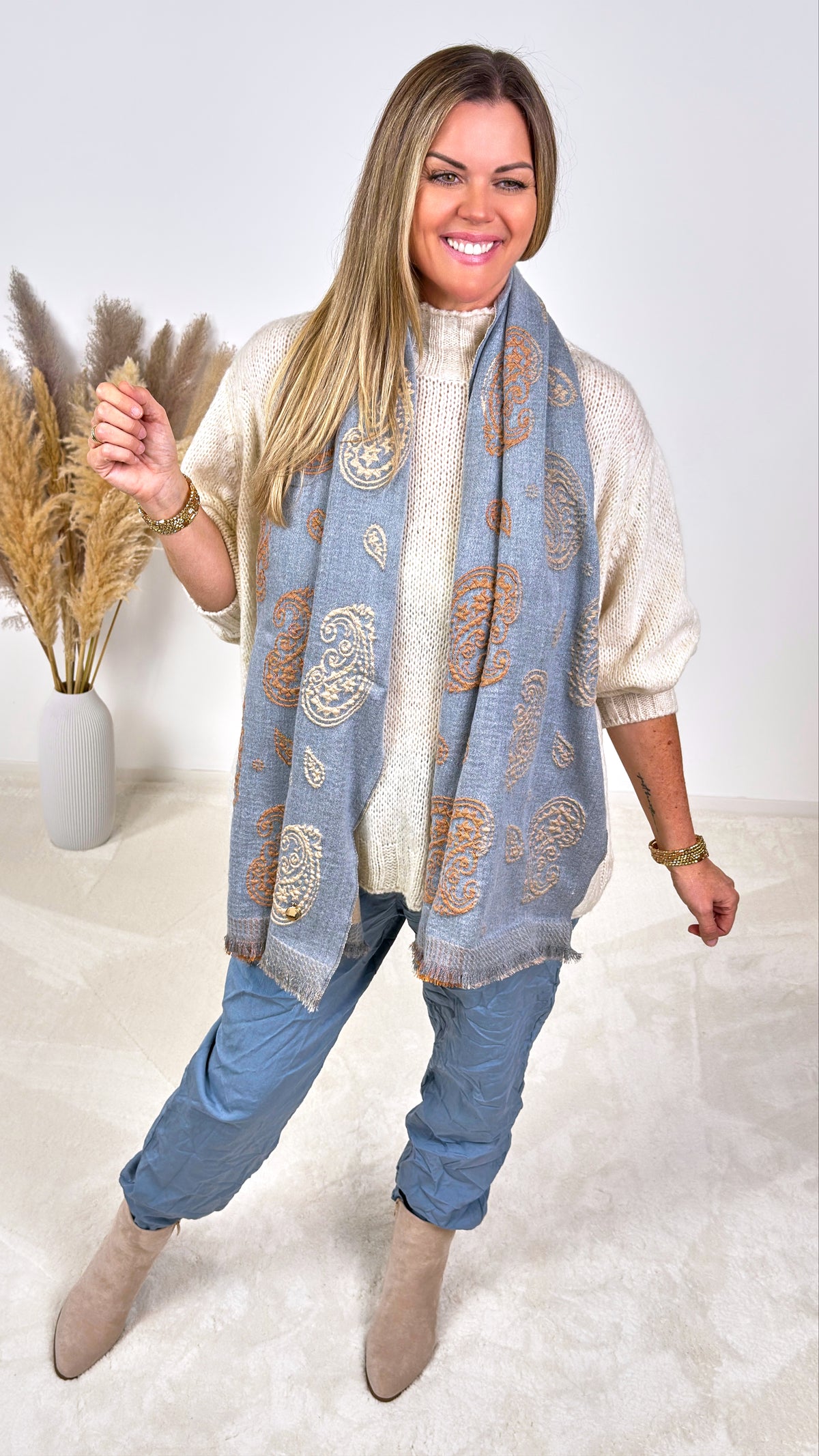 Strickpullover Autumn Ridge *Creme* - Power of Princess