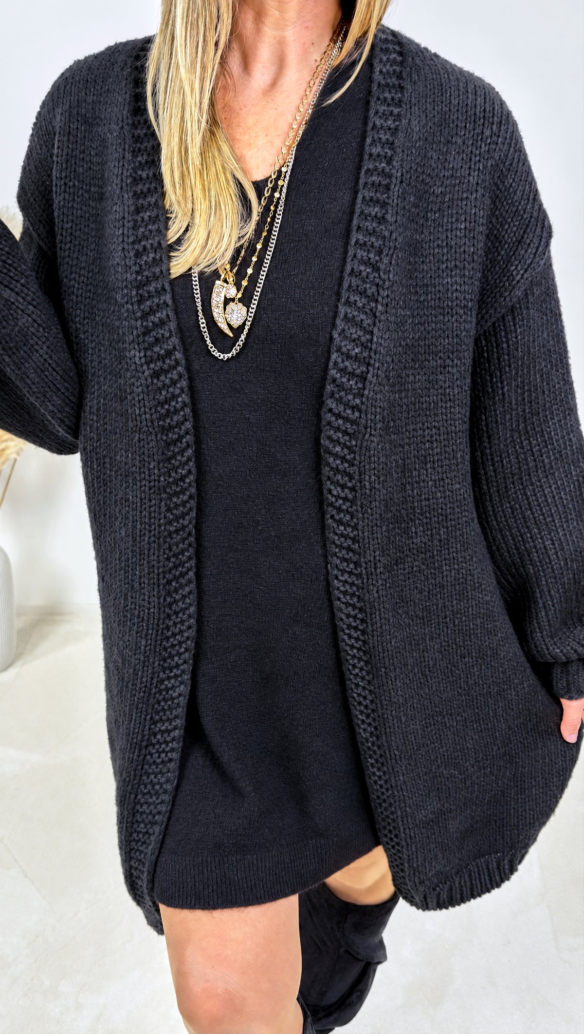 Strickjacke Cabin *Schwarz*
