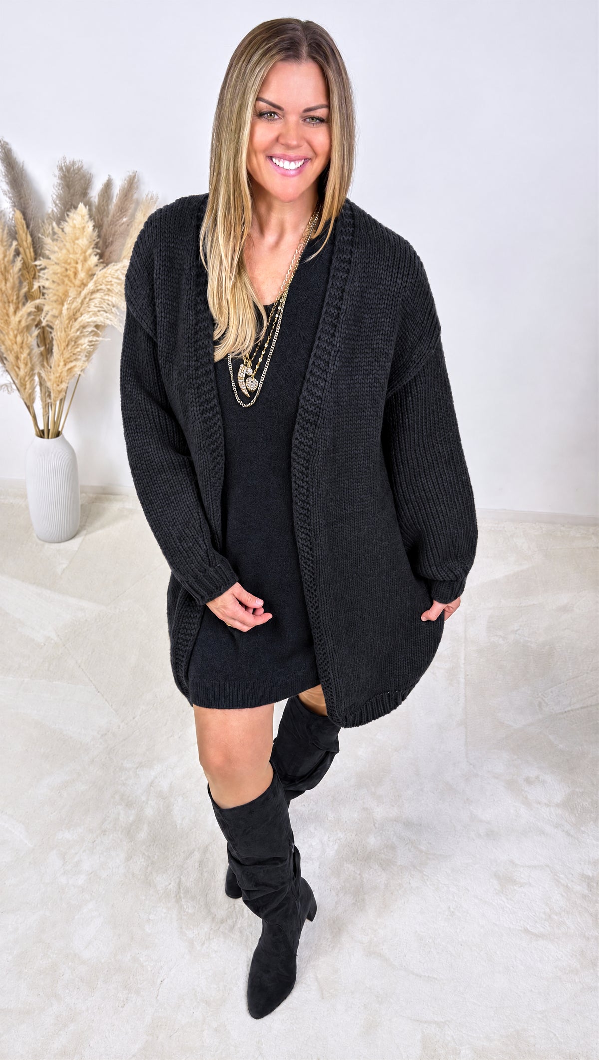 Strickjacke Cabin *Schwarz*
