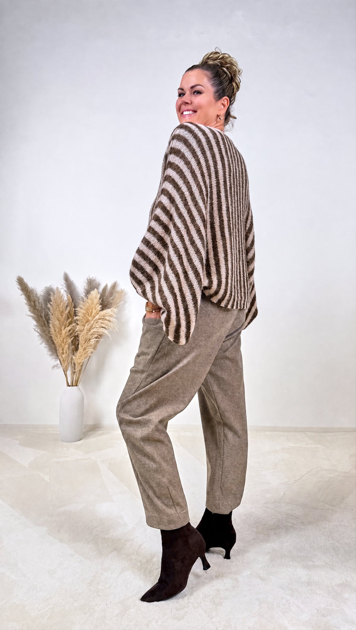 Strickpullover Mirasol *Schoko/Beige*