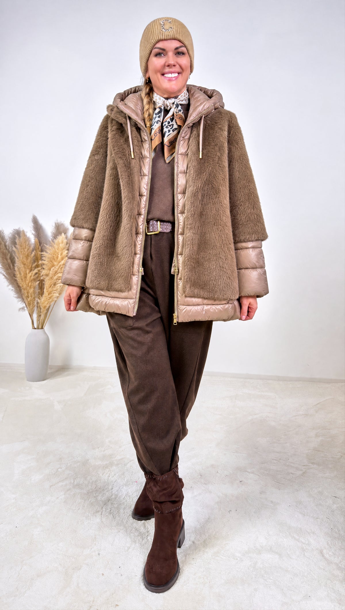 Steppjacke Everyday is Autumn  *Camel* - Power of Princess